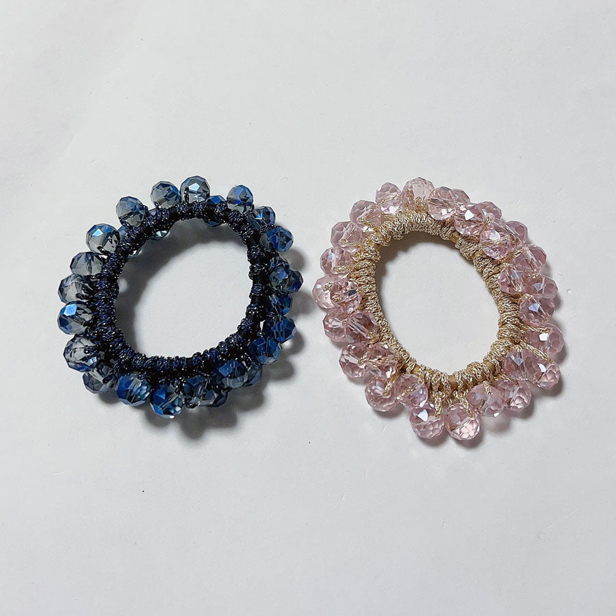 ショッピングゴー shoppinggo ヘアゴム バブル シンプル ブレスレット ビーズ ヘア留め ヘアアクセサリー 髪飾り 上品 パーティー飾り