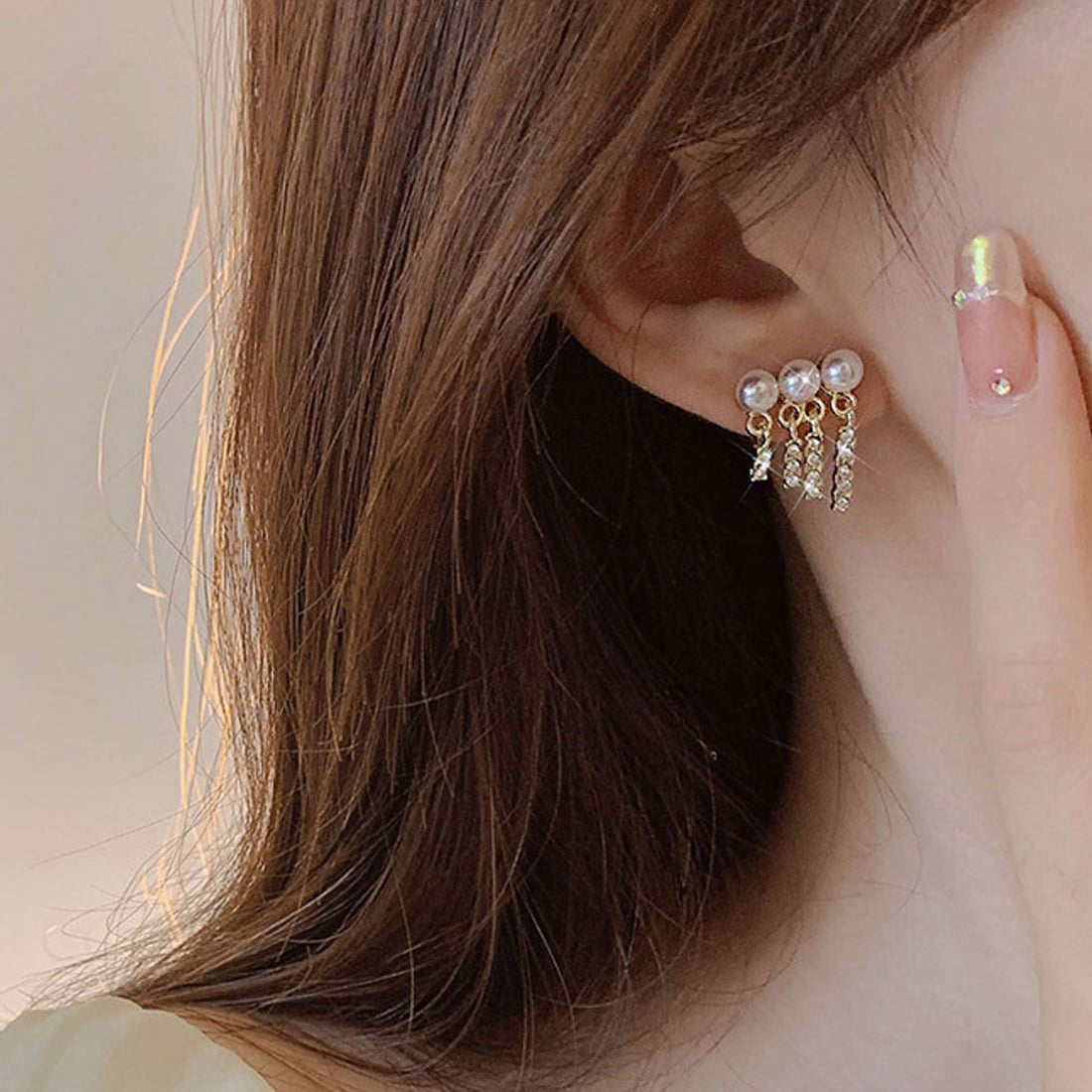 ショッピングゴー shoppinggo ピアス パール レディース 人気アクセサリー (ゴールド) ゴールド