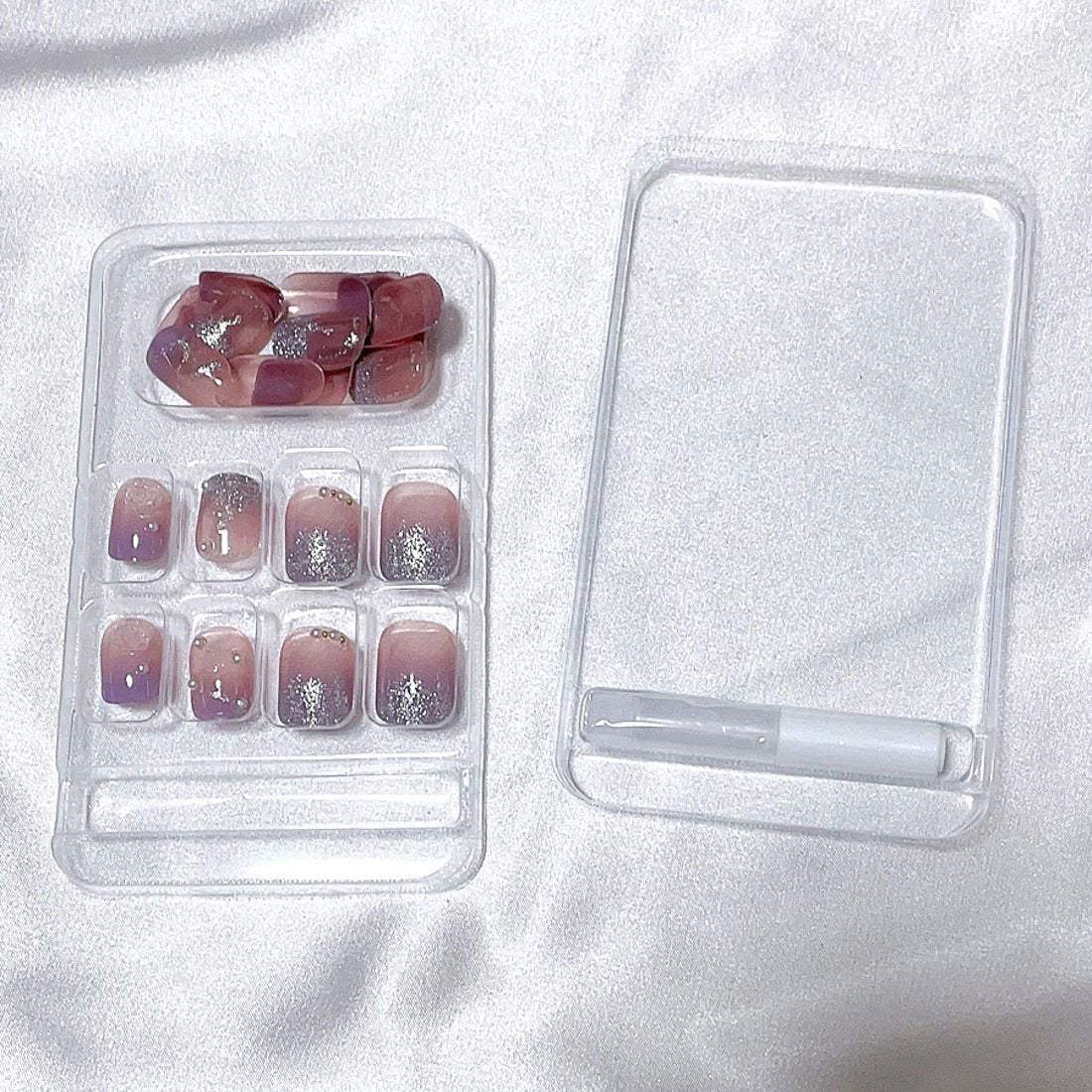 ショッピングゴー shoppinggo ネイルチップ ショート シンプル つけ爪 ネイルアート アートチップ デコチップ【返品不可商品】 (Z372) Z372