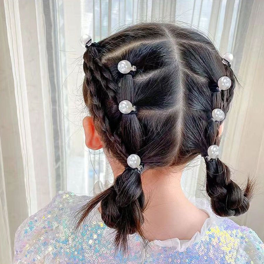 Shoppinggo shoppinggo Mini Hair Clip Pearl 10pcs Hair Clip Hair Accessory Bangs Cute Fashionable Hair Decoration Elegant