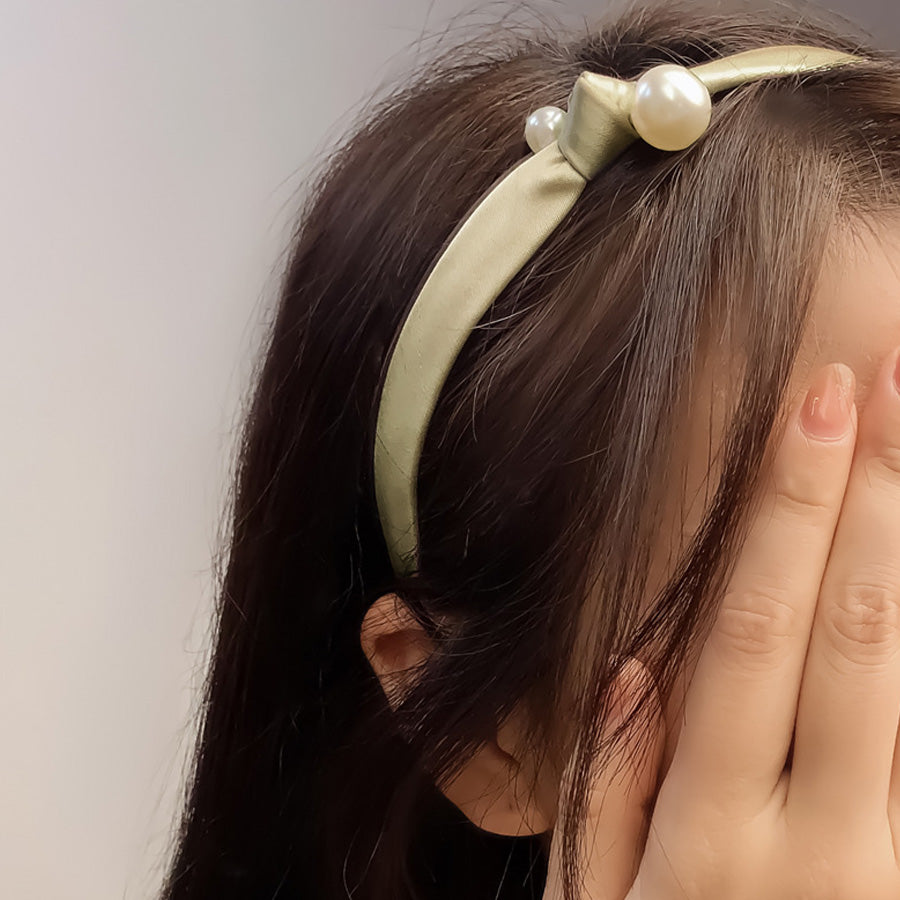 Shopping Go Shoppinggo Headband Pearl Adult Hairband Head Accessory Chic Thick Hair Accessory Wedding After Party Wedding Stone