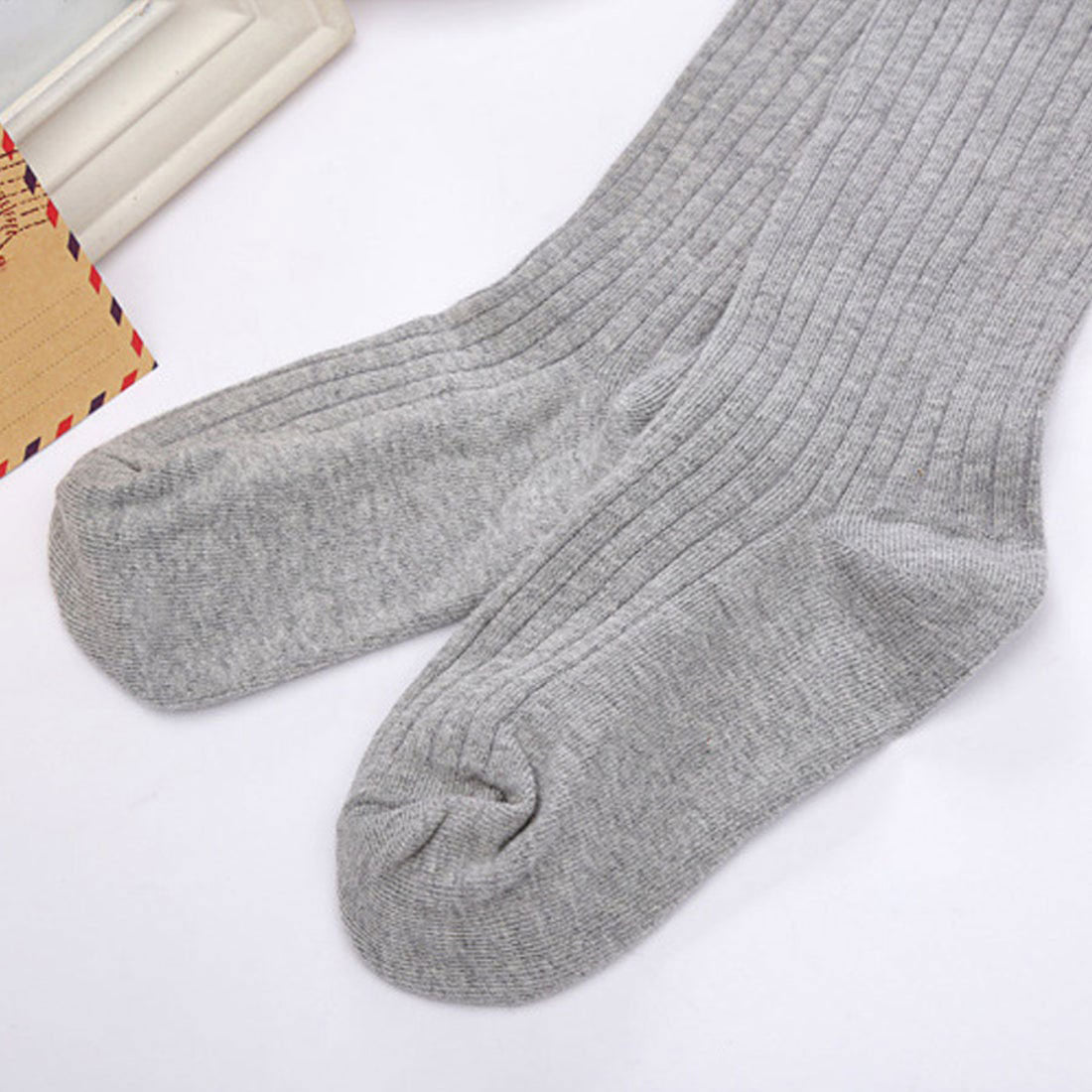 ショッピングゴー shoppinggo ニーハイソックス レース ストッキング ハイソックス リブ編み あったか 靴下 カワイイ キレイ 女の子