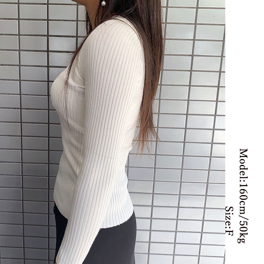 ショッピングゴー shoppinggo ニットセーター レディース 長袖 Vネックオフィスカジュアル ベーシックニットトップス 無地 ブニット トップス プルオーバー