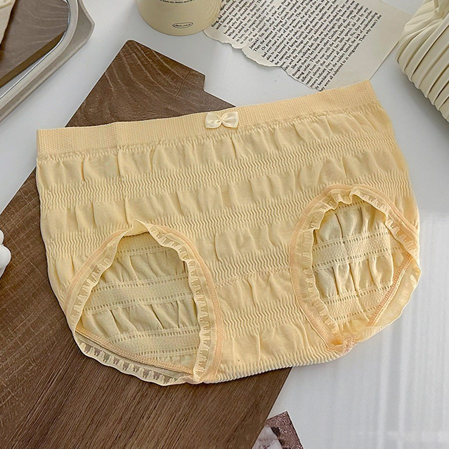 ショッピングゴー shoppinggo プレーンショーツ ショーツ かわいい ハイウエスト 無地 下着 女性 スダンダードショーツ 伸縮性 フィット感 大きい リラックス 肌着 【返品不可商品】