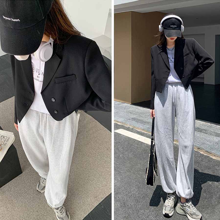購物GO shoppinggo 版型外套 短版 女士 套裝 套裝外套 春季 秋季 長袖 工作 外套 OL 辦公室 商務 休閒 正式 簡約 事務服 通勤 典禮