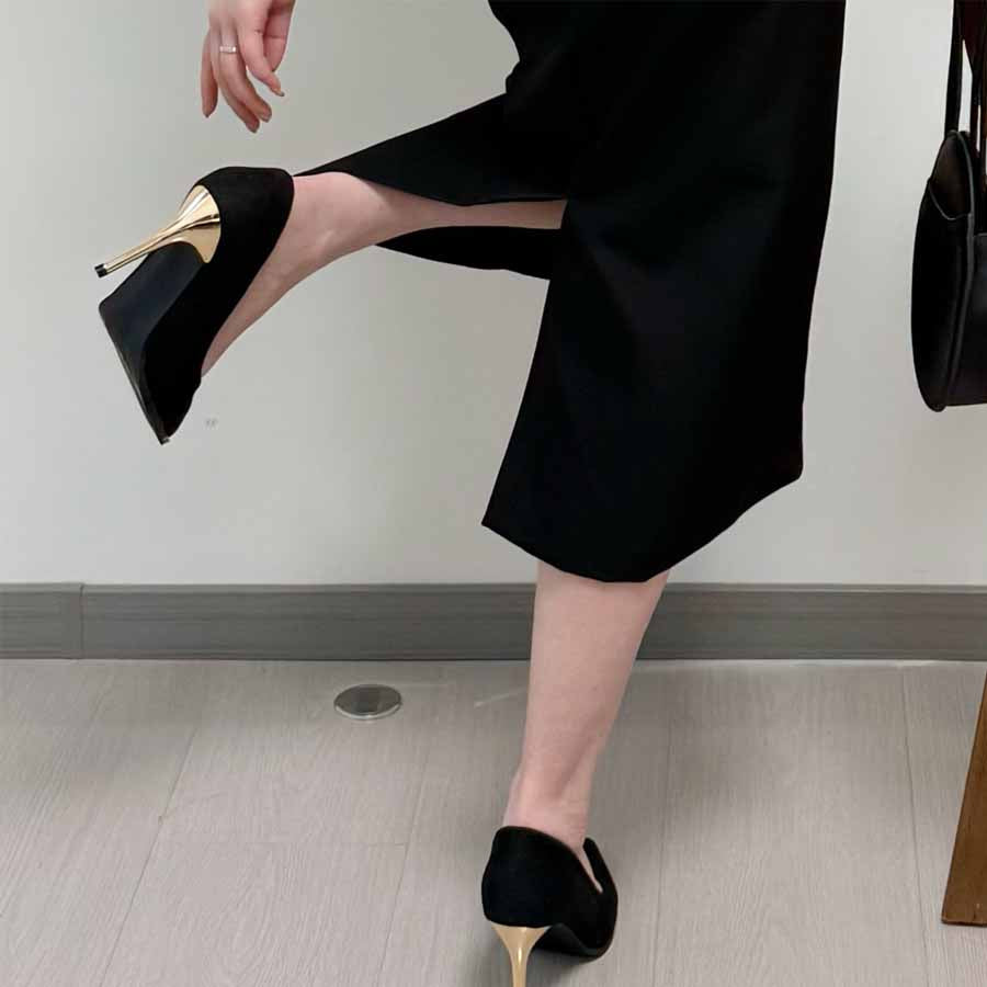 ショッピングゴー shoppinggo スーツスカート タイトスカート ペンシルスカート裏地付き ミディアム 膝丈 ファスナー アシンメトリーオフィス 通勤 ビジネス OL 事務服 仕事 フォーマル 無地 (グレー) グレー