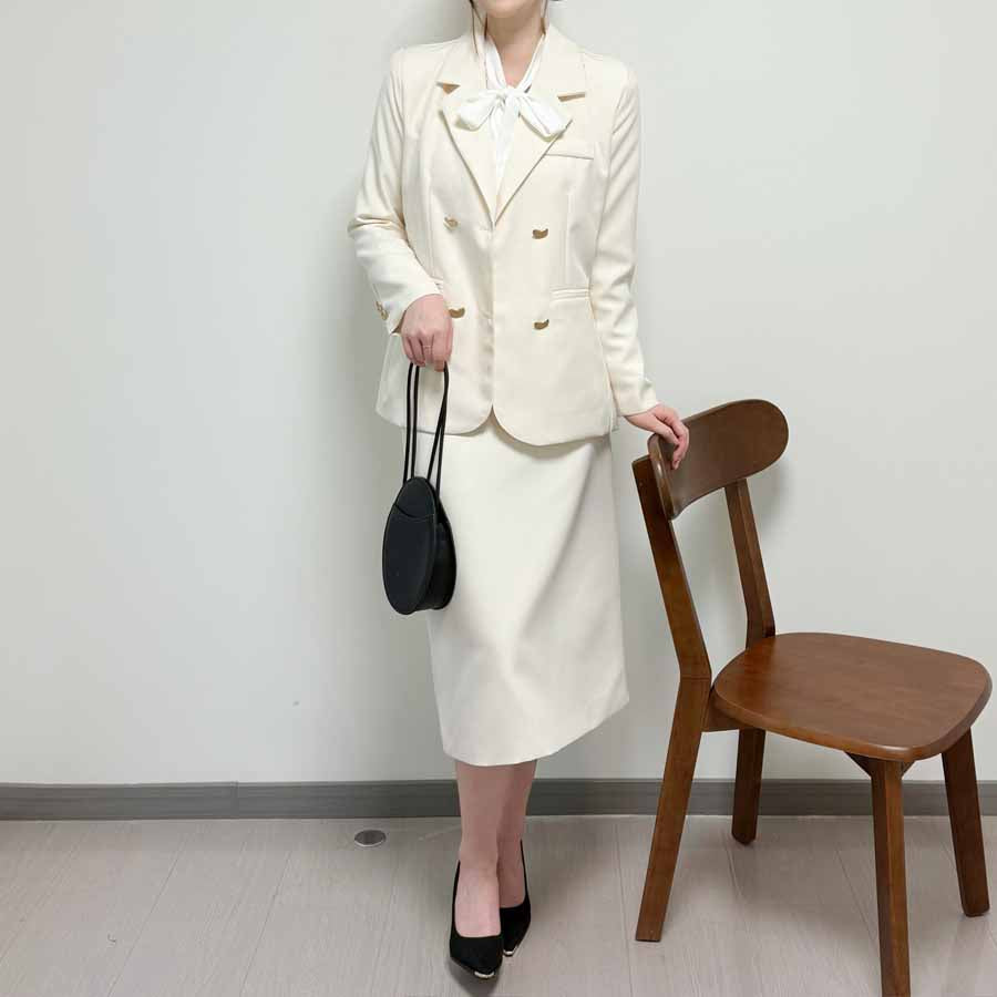 ショッピングゴー shoppinggo スーツスカート タイトスカート ペンシルスカート裏地付き ミディアム 膝丈 ファスナー アシンメトリーオフィス 通勤 ビジネス OL 事務服 仕事 フォーマル 無地 (グレー) グレー