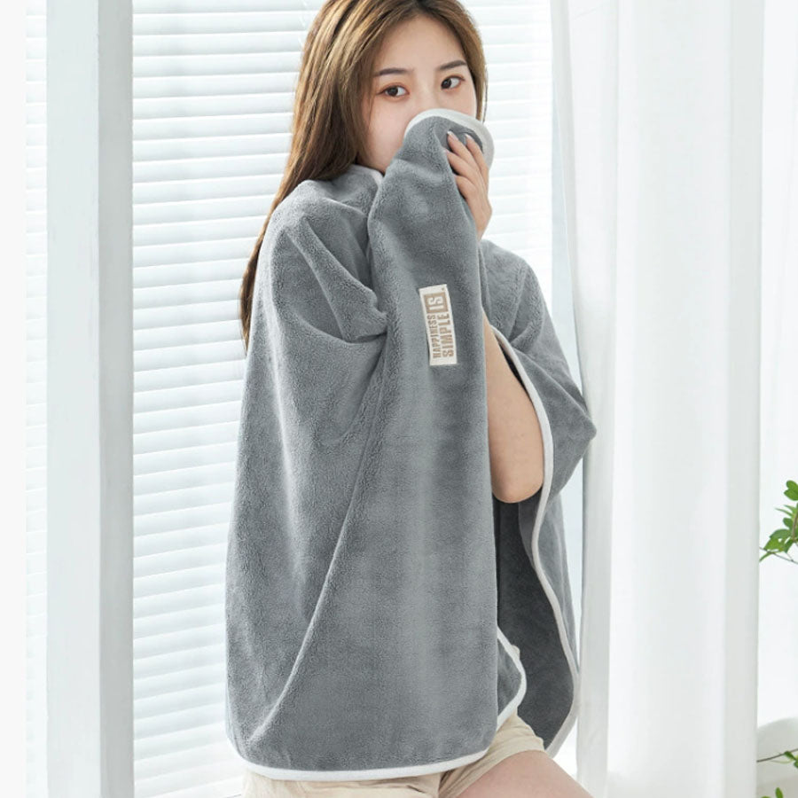 ショッピングゴー shoppinggo 大判バスタオル 大判 吸水タオル 速乾タオル おしゃれ シンプル 無地 吸水 速乾お風呂 洗面 プール ジム スイミング 水泳 洗い替え時短 (ライトグレー) ライトグレー