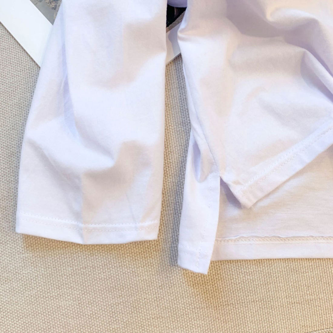 ショッピングゴー shoppinggo Tシャツ レディース 長袖 無地 カットソー 薄手 ベルトデザイン ラウンドネック シンプル ゆったり 体型カバー (ブラック) ブラック