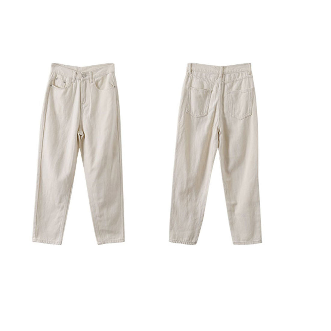 ショッピングゴー shoppinggo デニムパンツ レディース アンクル丈 ストレートデニム ハイウエスト ズボン ジーパン ボトムス 美脚 おしゃれ