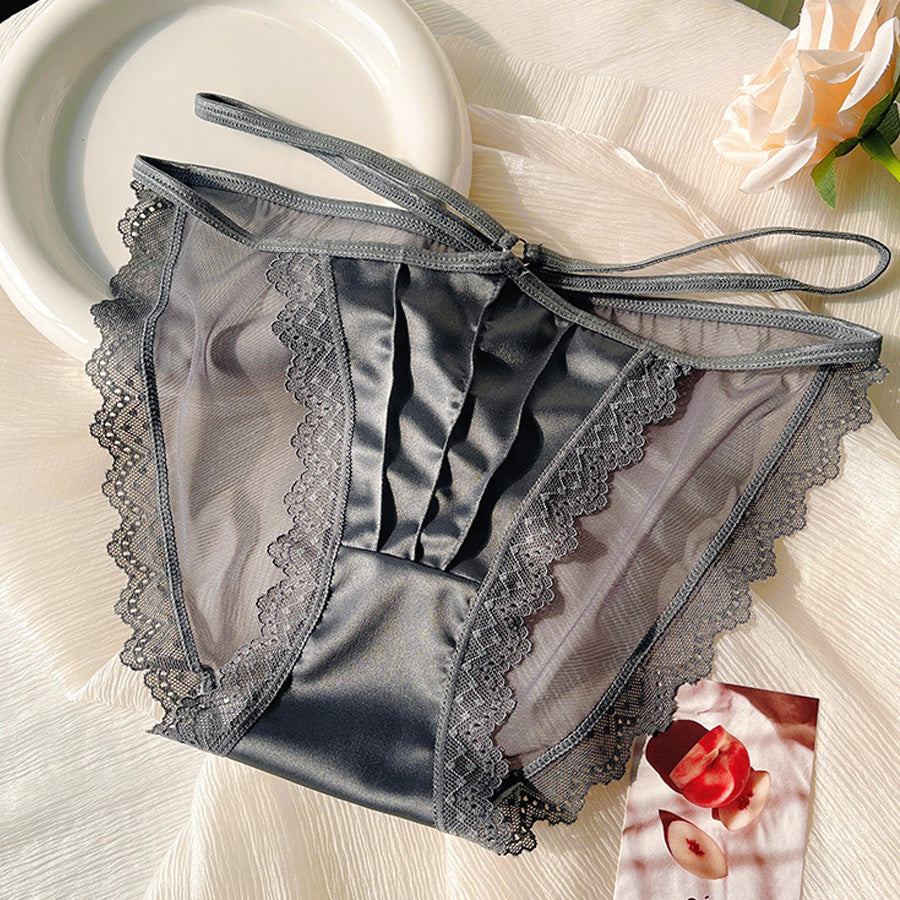 ショッピングゴー shoppinggo レースショーツ セクシー ショーツ単品 パンティ 総レース 薄型 透け感 下着 ランジェリー シースルー ふんどしパンツ 【返品不可商品】