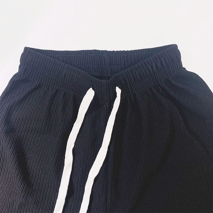 ショッピングゴー shoppinggo ワイドパンツ サマーパンツ ストレート ウエストゴム パンツ ズボン ゆったり リラックスパンツ ボトムス ガウチョパンツ