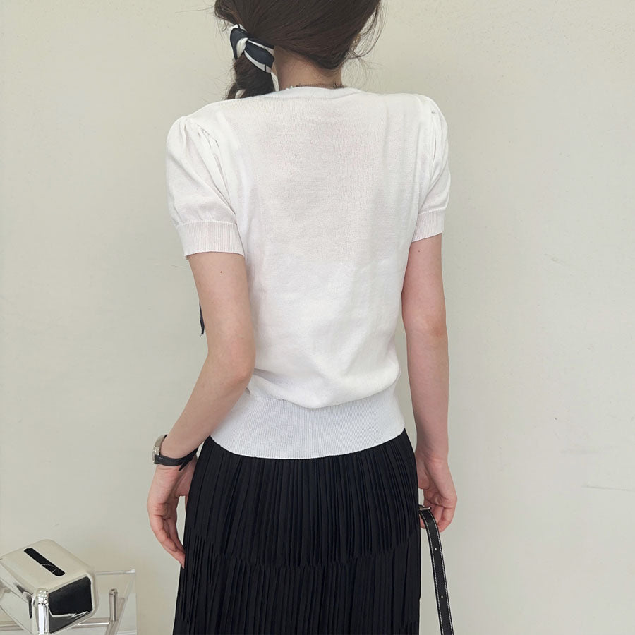 ショッピングゴー shoppinggo サマーニット プリーツスカート 2点セットアップ 上下セット 夏 レディースファッション ツーピースセット ゆったり オフィスカジュアル 大人コーデ