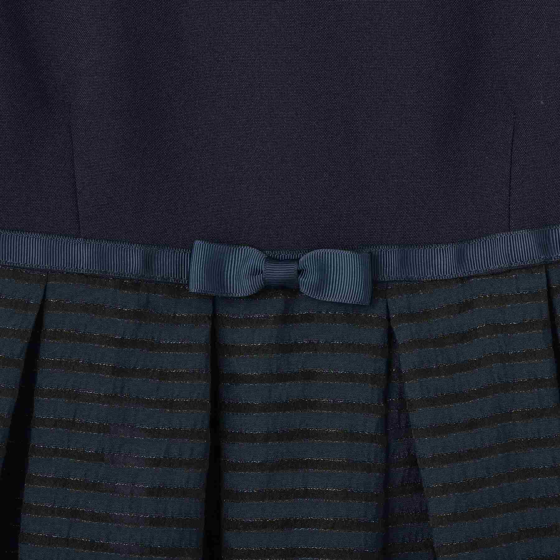 シューラルー キッズ SHOO・LA・RUE/Kids 【110-130cm/3点セット/セレモニー/入卒】シアーボーダーワンピース