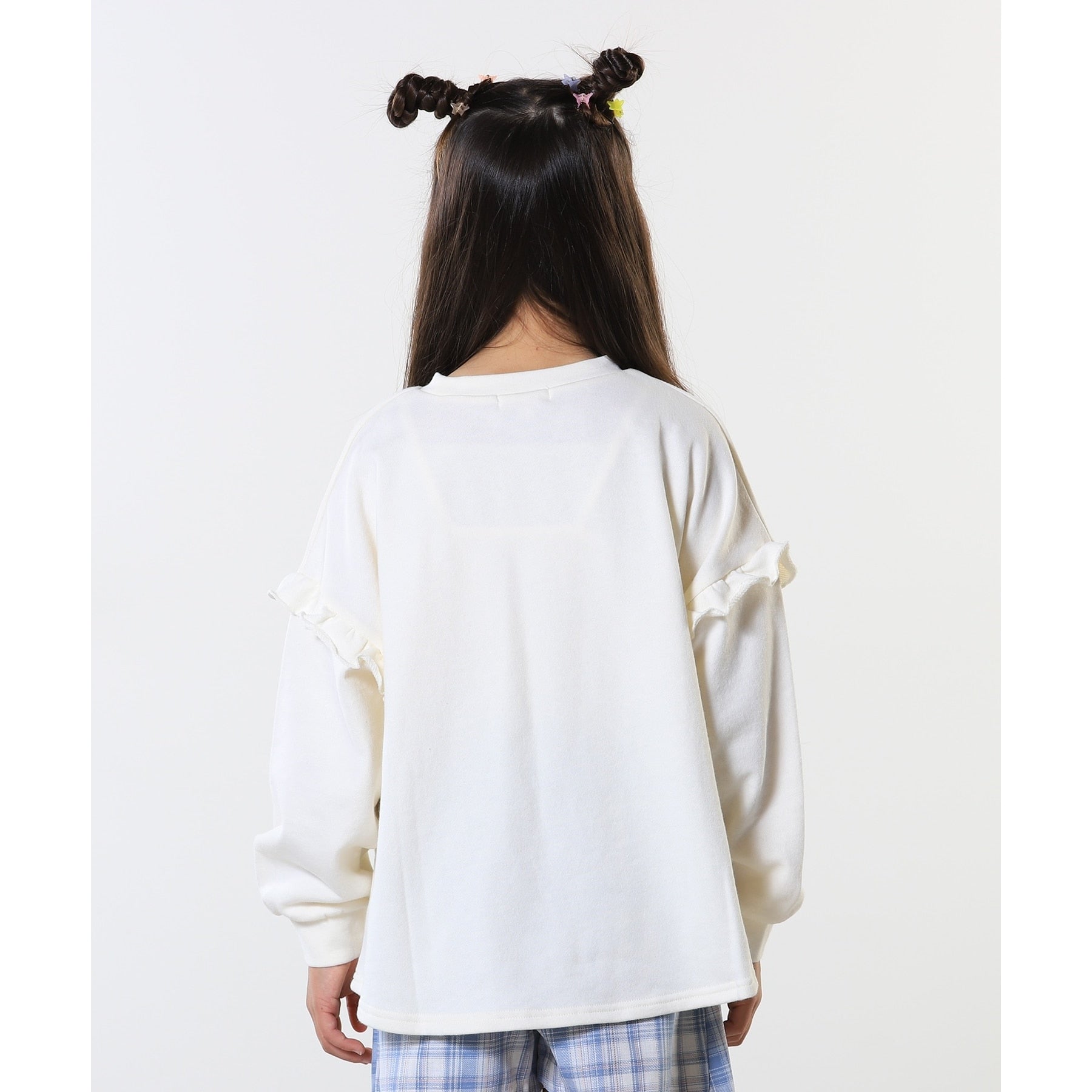 シューラルー キッズ SHOO・LA・RUE/Kids プチフリルアソートプリントスウェット