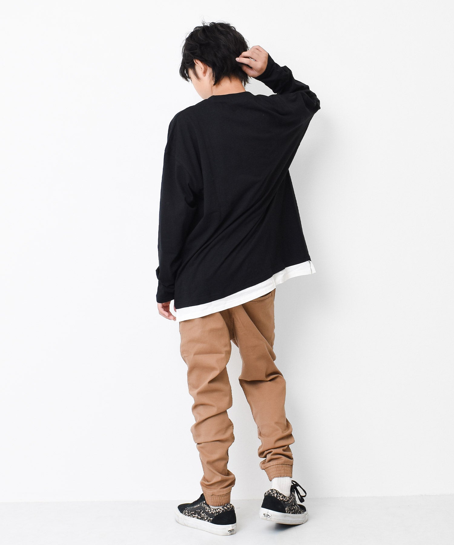 ラット エフェクト RAT EFFECT アーチロゴプリントロングTシャツ