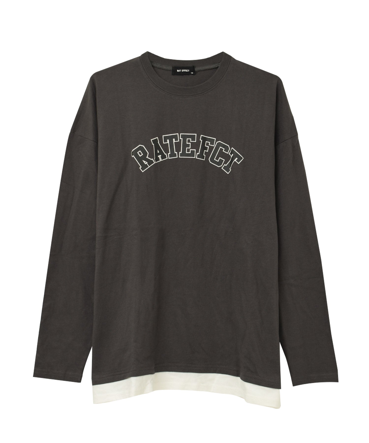 ラット エフェクト RAT EFFECT アーチロゴプリントロングTシャツ