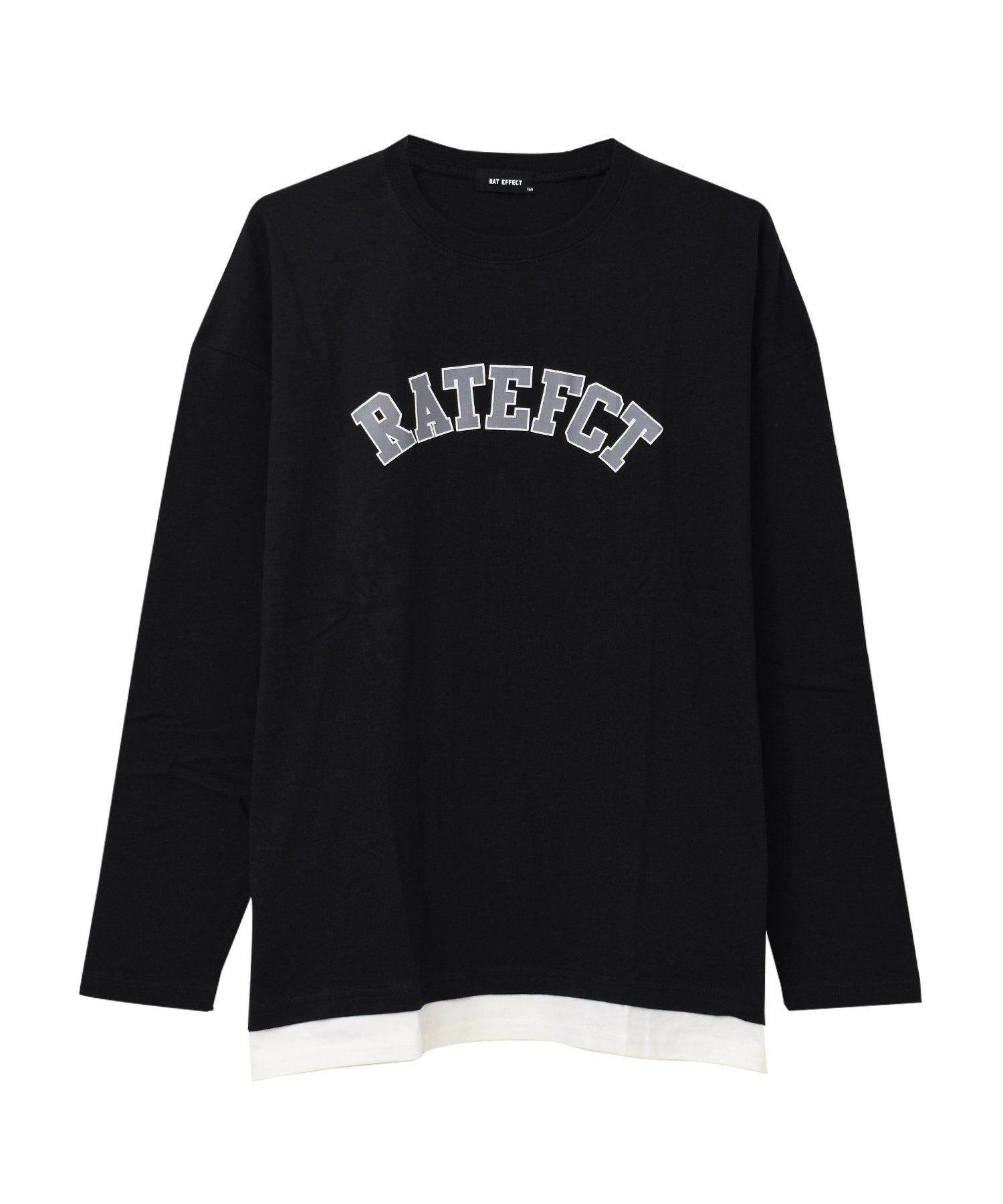 ラット エフェクト RAT EFFECT アーチロゴプリントロングTシャツ