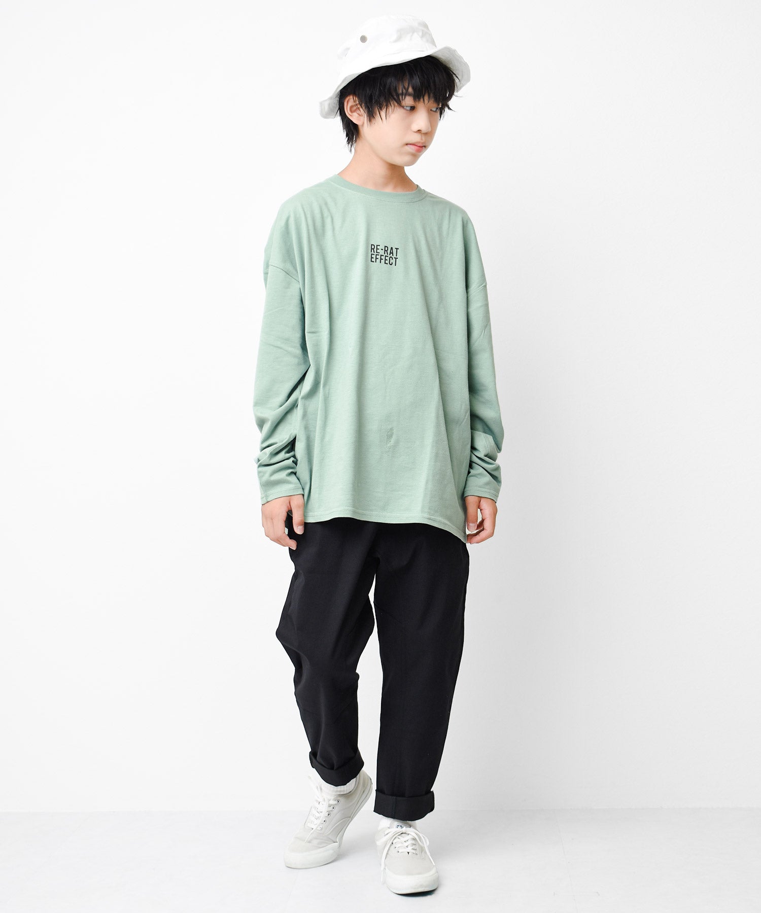 ラット エフェクト RAT EFFECT ネオンプリントロングTシャツ