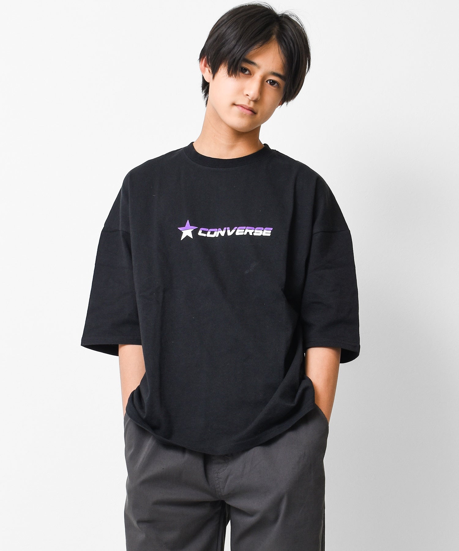 ラット エフェクト RAT EFFECT CONVERSE別注カラーロゴスーパービッグTシャツ