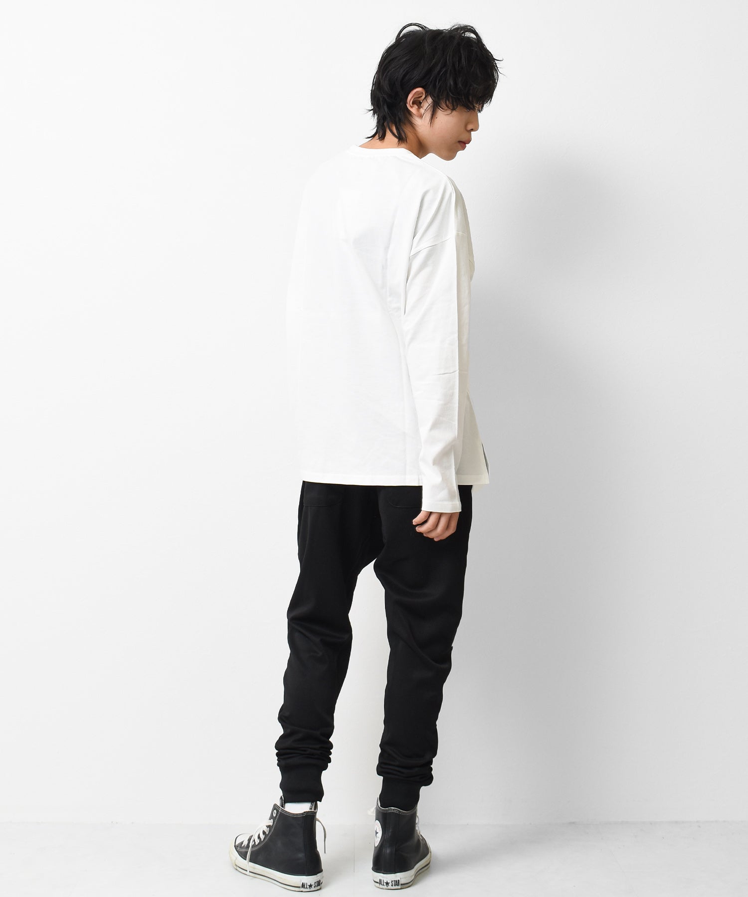 ラット エフェクト RAT EFFECT アーチロゴプリントロングTシャツ