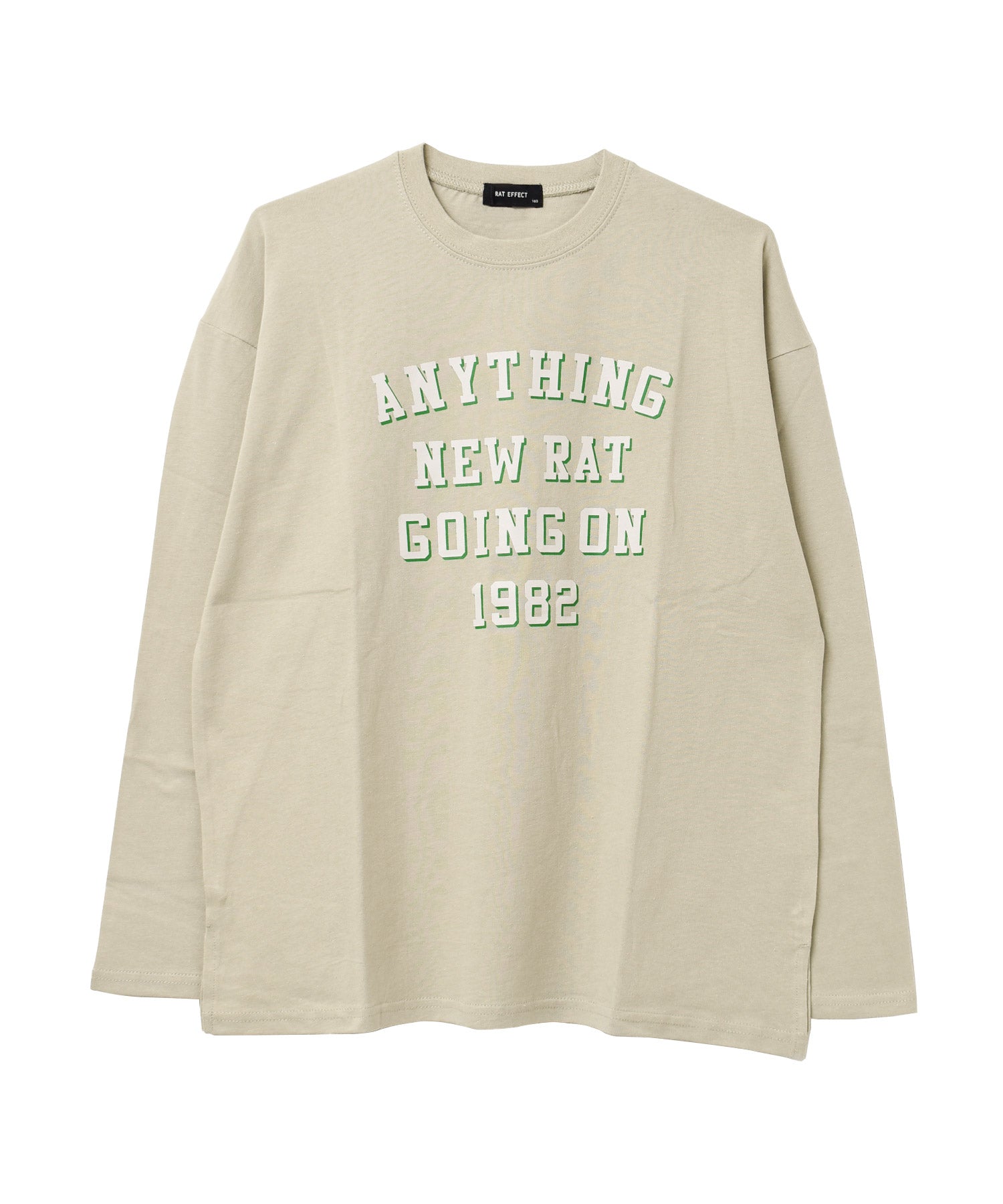 ラット エフェクト RAT EFFECT アーチロゴプリントロングTシャツ