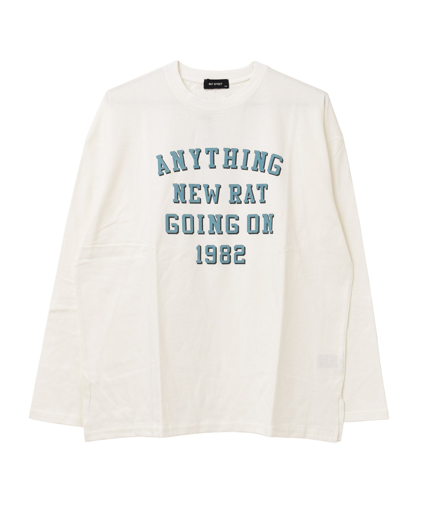 ラット エフェクト RAT EFFECT アーチロゴプリントロングTシャツ