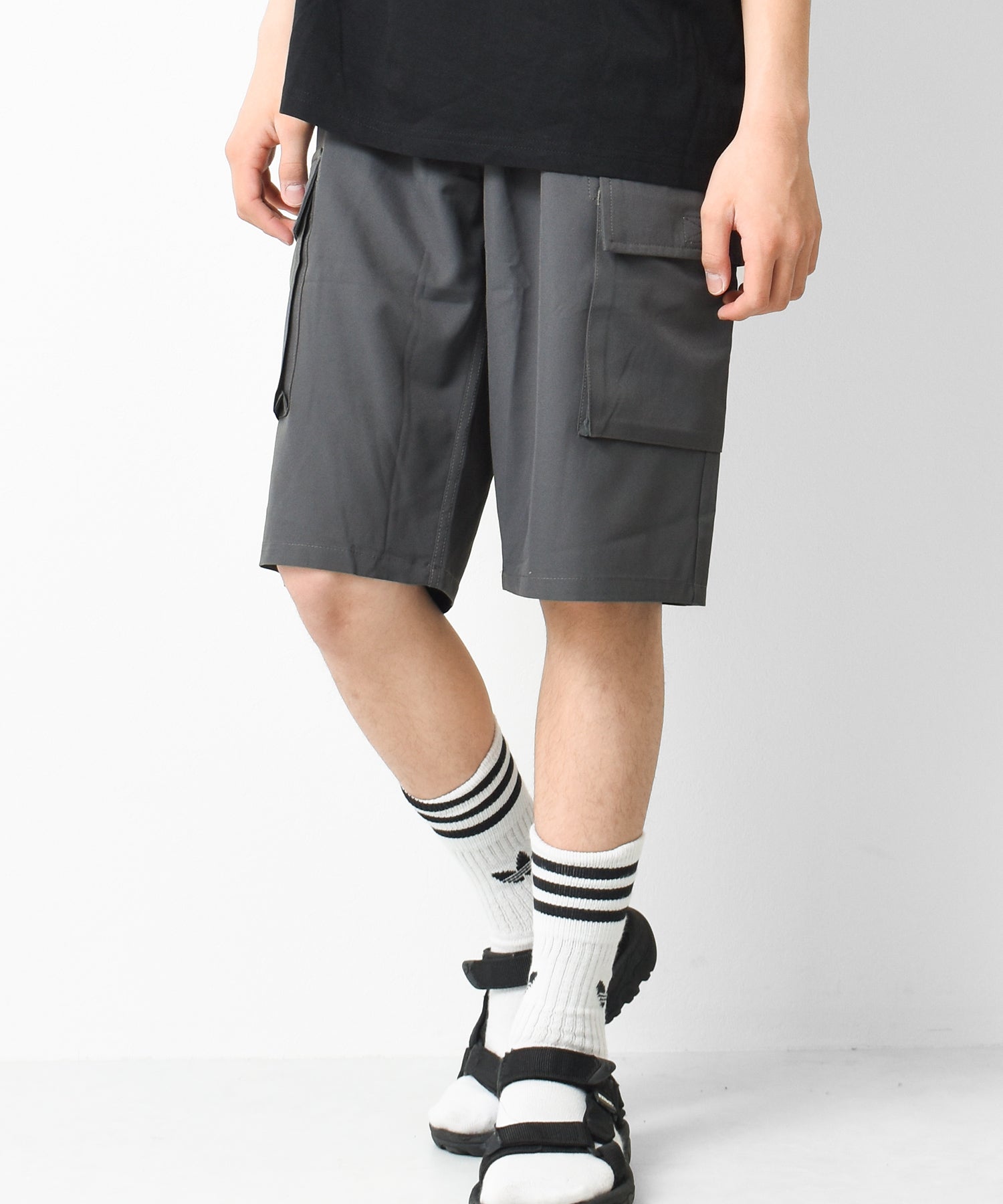 ラット エフェクト RAT EFFECT ドライポリエステルカーゴハーフパンツ