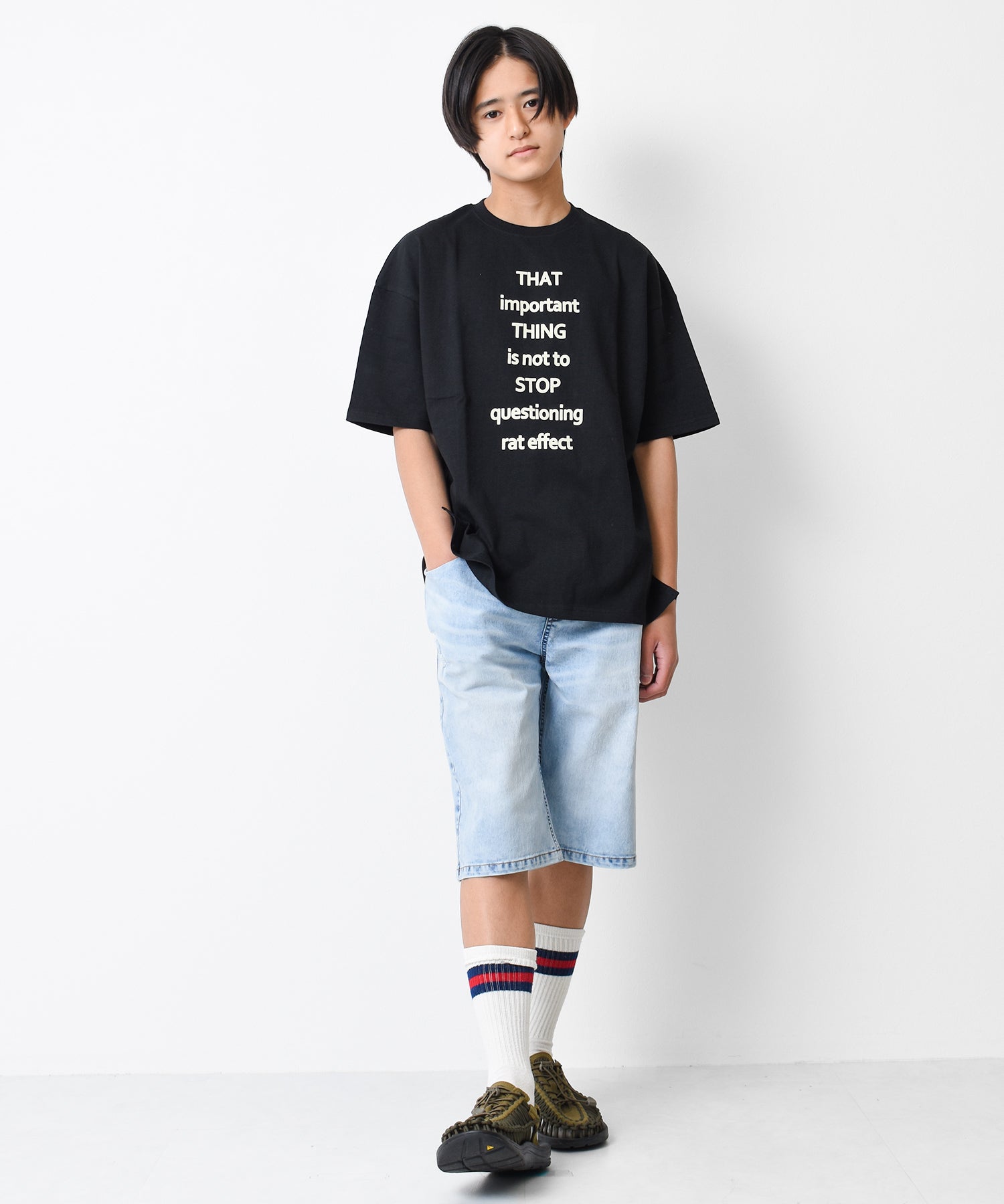 ラット エフェクト RAT EFFECT THATロゴプリントTシャツ