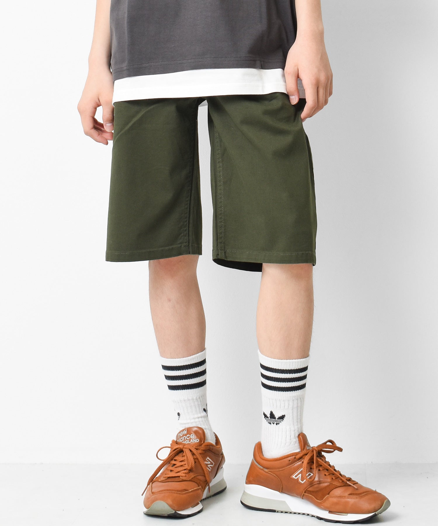 ラット エフェクト RAT EFFECT タックワイドハーフパンツ