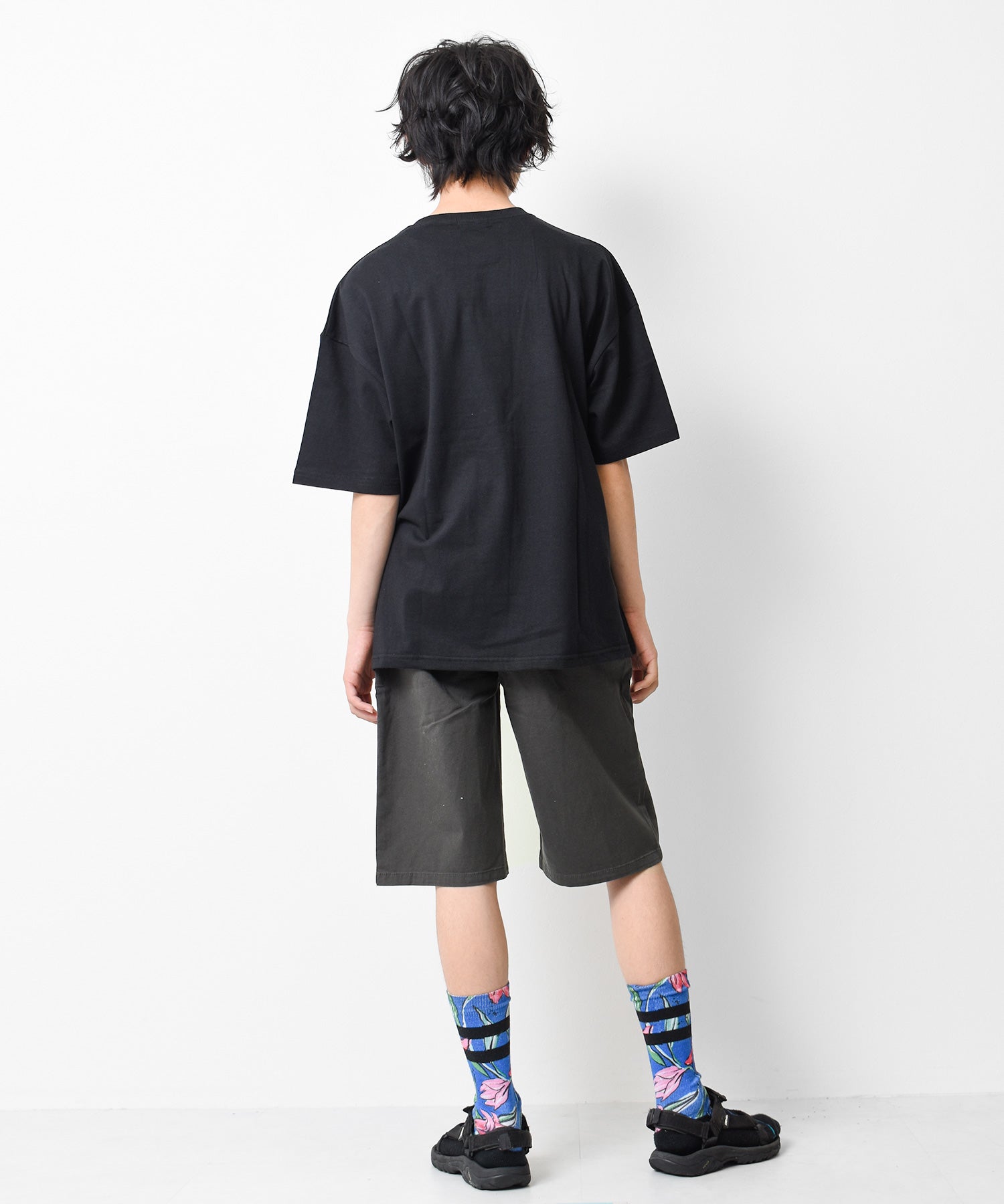 ラット エフェクト RAT EFFECT タックワイドハーフパンツ