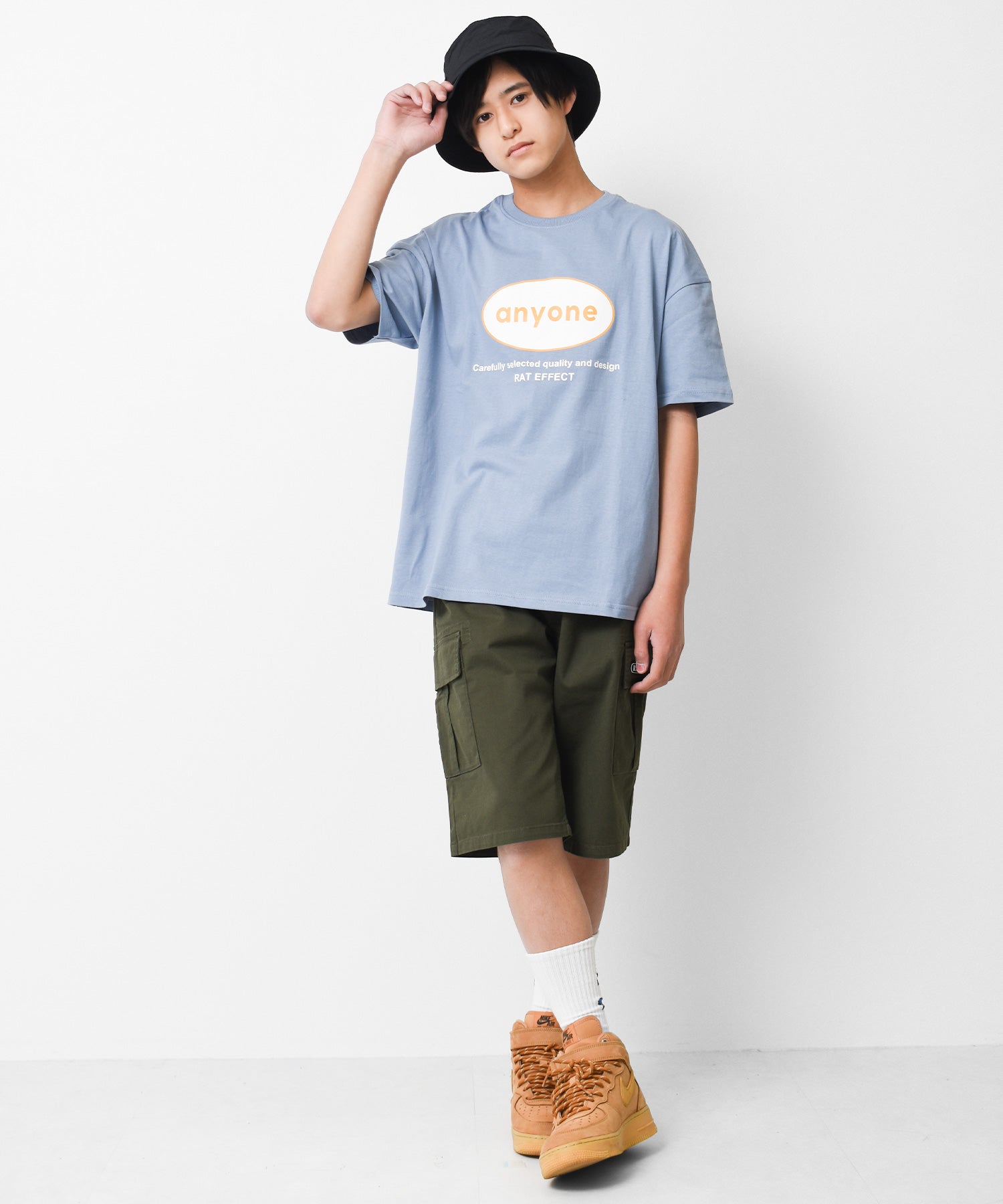 ラット エフェクト RAT EFFECT ワイドカーゴハーフパンツ