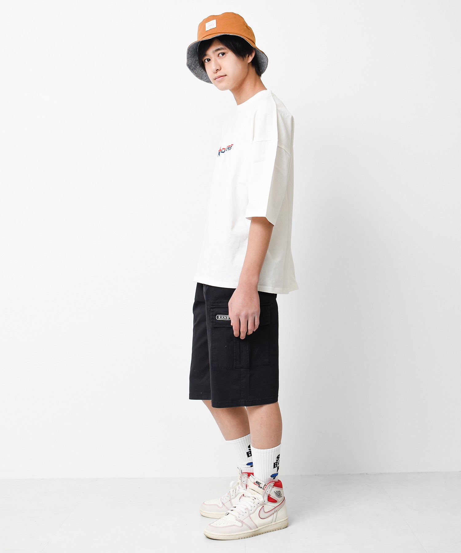 ラット エフェクト RAT EFFECT ワイドカーゴハーフパンツ