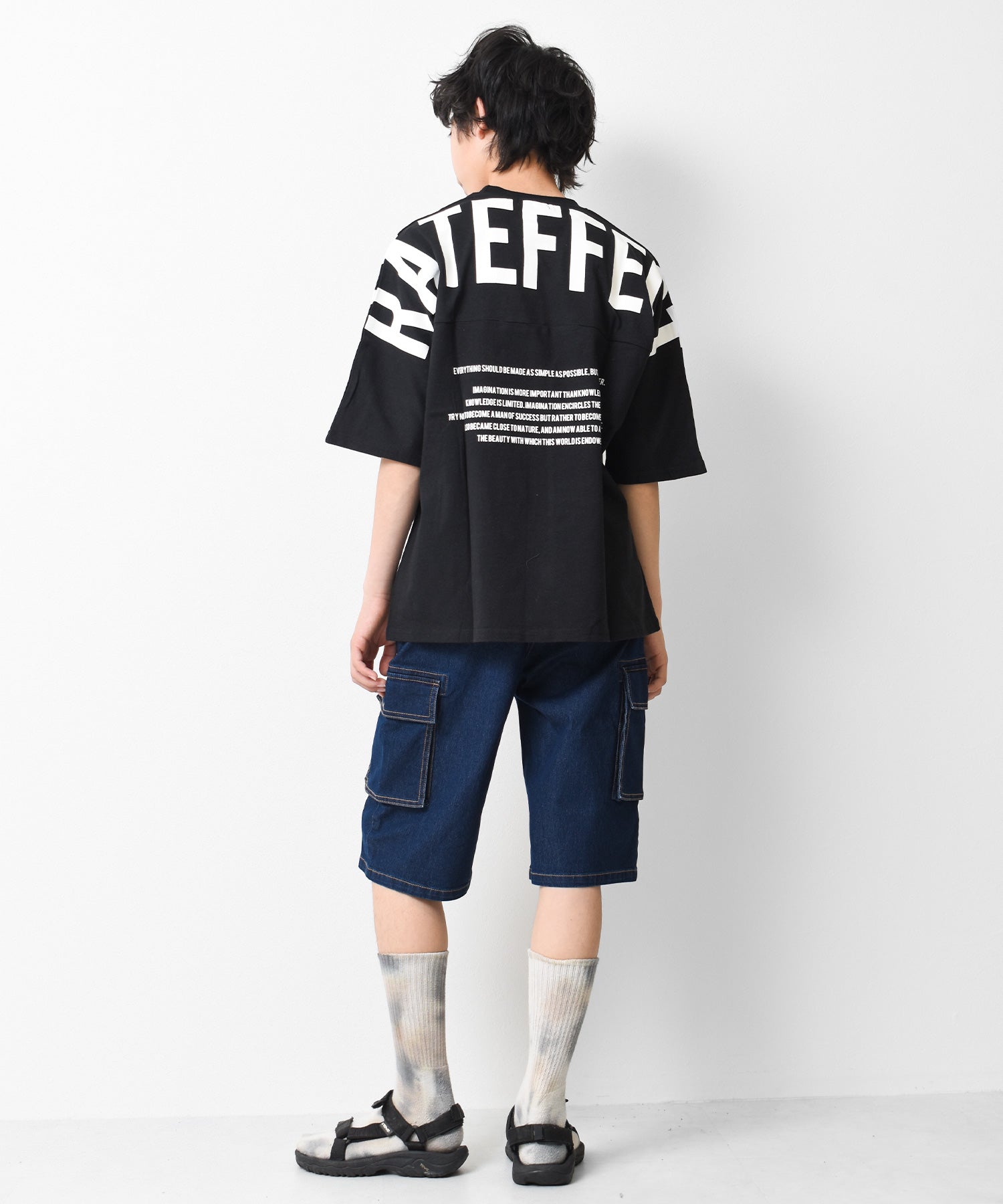 ラット エフェクト RAT EFFECT デニムカーゴハーフパンツ