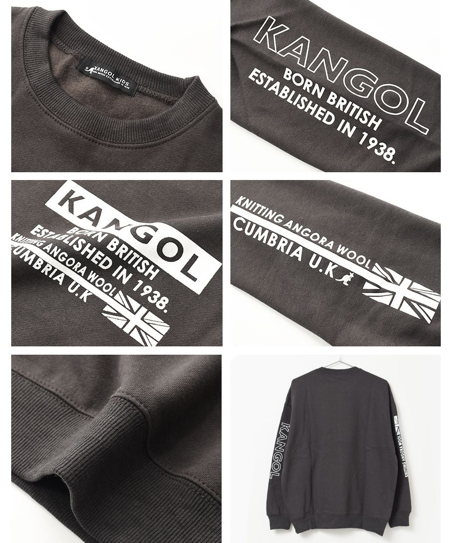 ラット エフェクト RAT EFFECT KANGOL別注裏起毛袖ロゴトレーナー