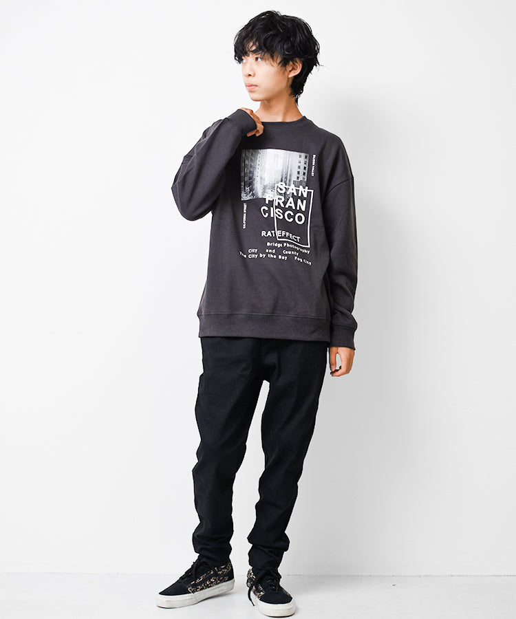 ラット エフェクト RAT EFFECT 裏フリースサルエルパンツ