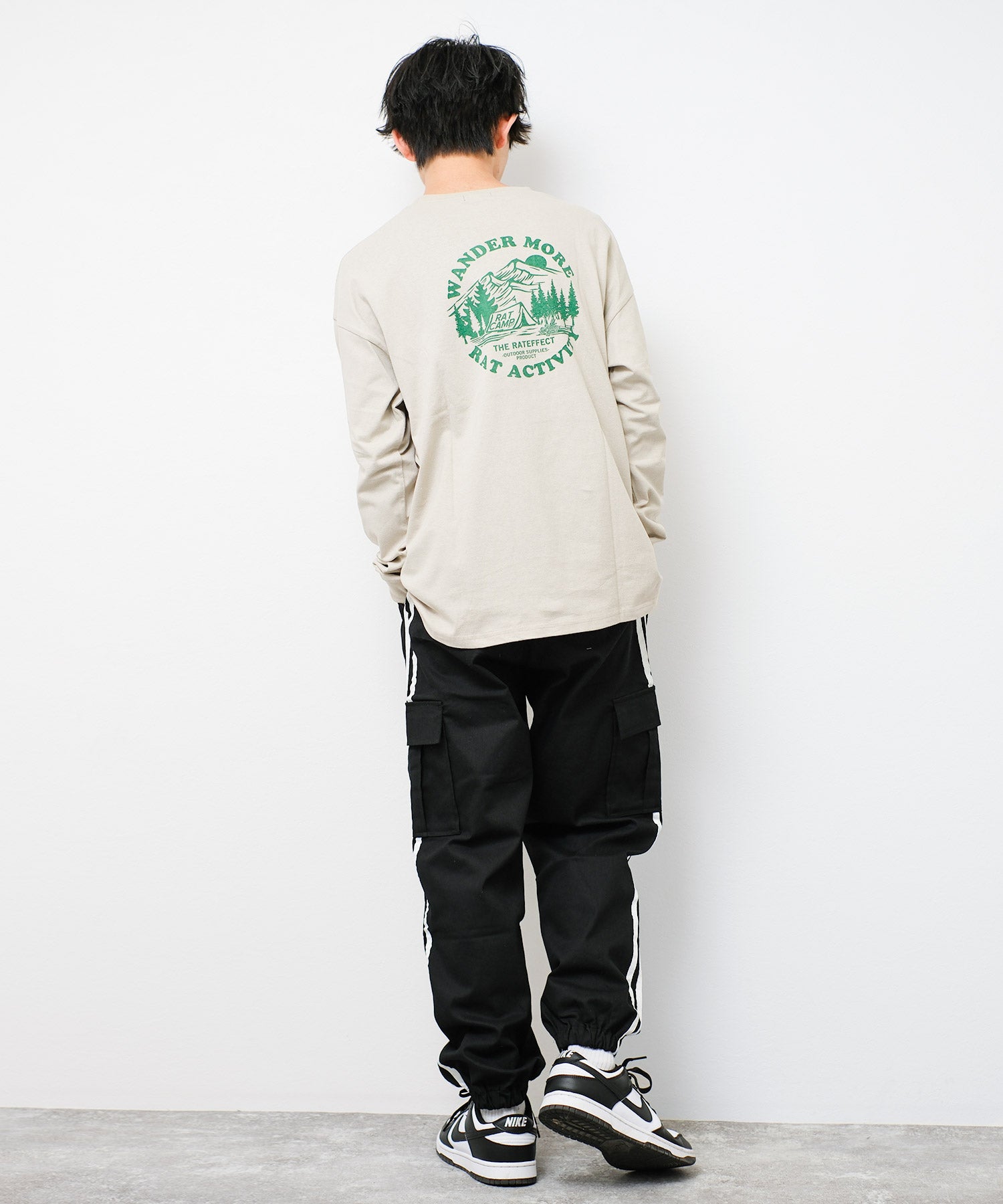 ラット エフェクト RAT EFFECT RAT ACTIVITY ロングTシャツ