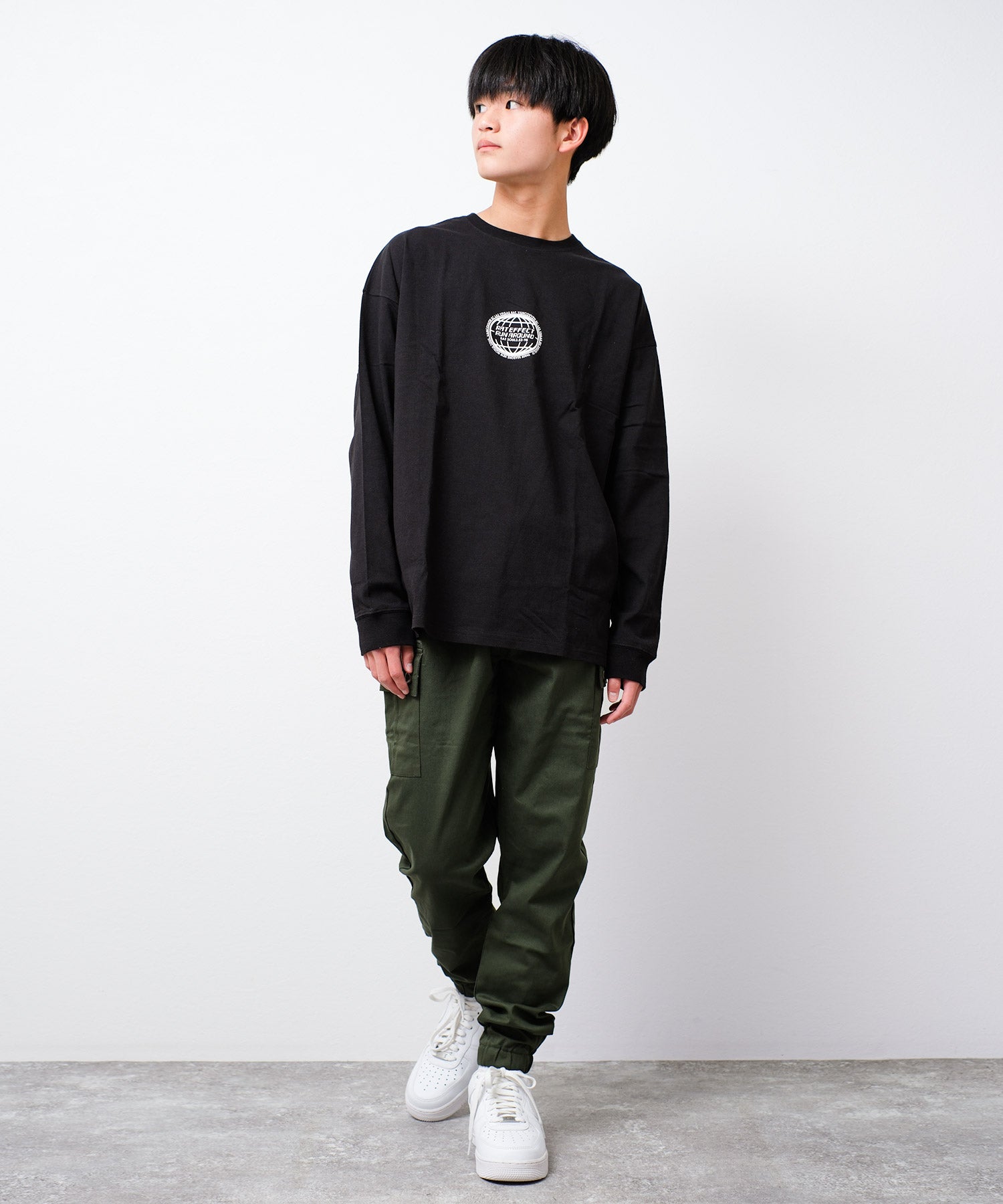 ラット エフェクト RAT EFFECT EFFECT 2ND ロングTシャツ (ライトグレー) ライトグレー