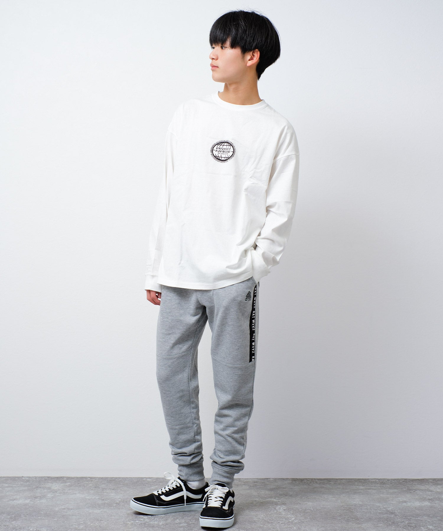 ラット エフェクト RAT EFFECT EFFECT 2ND ロングTシャツ (ライトグレー) ライトグレー