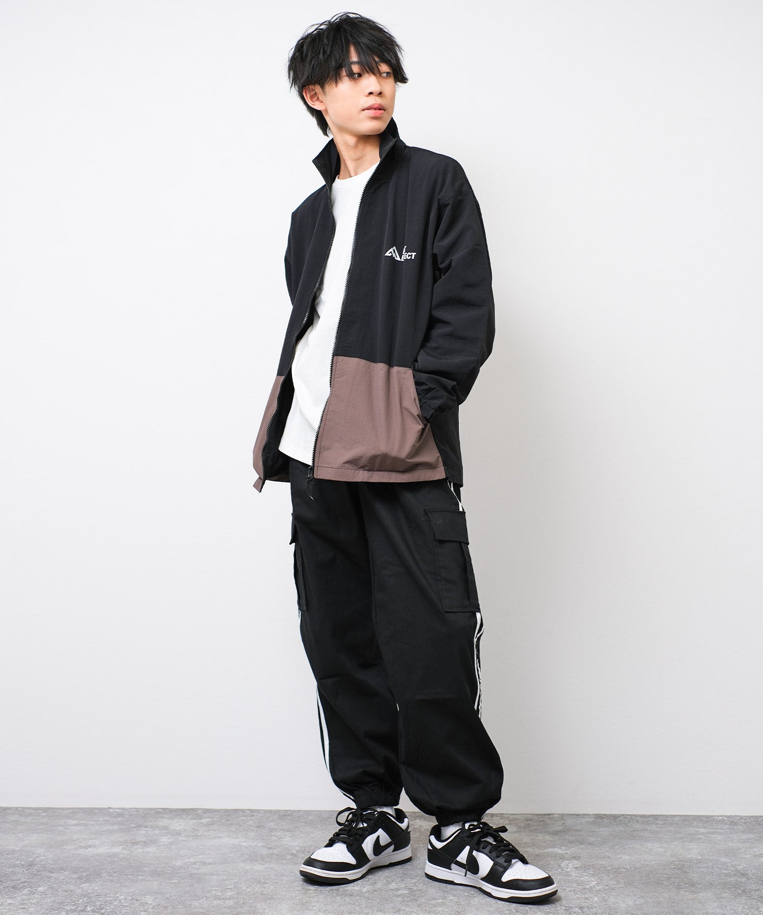 ラット エフェクト RAT EFFECT ワイドジョガーラインカーゴパンツ