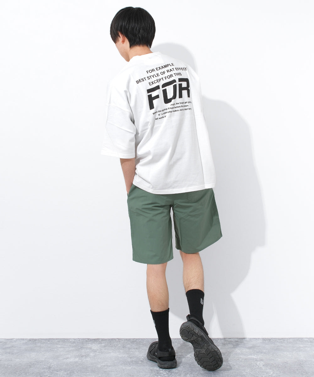 ラット エフェクト RAT EFFECT FORバックプリントスーパービッグTシャツ (オフホワイト) オフホワイト