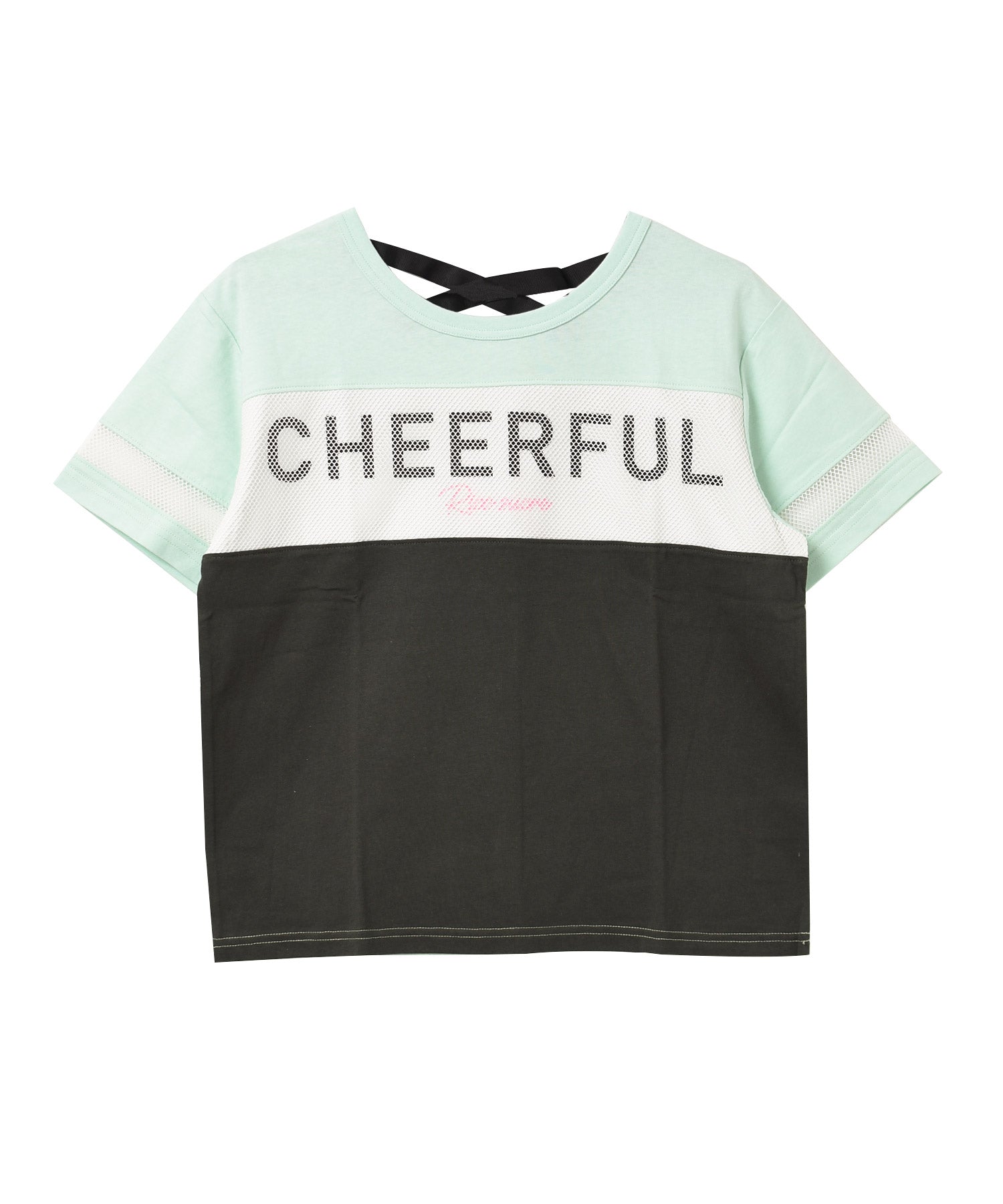 リコ シュクレ RiCO SUCRE 3段切り替えバッククロスTシャツ