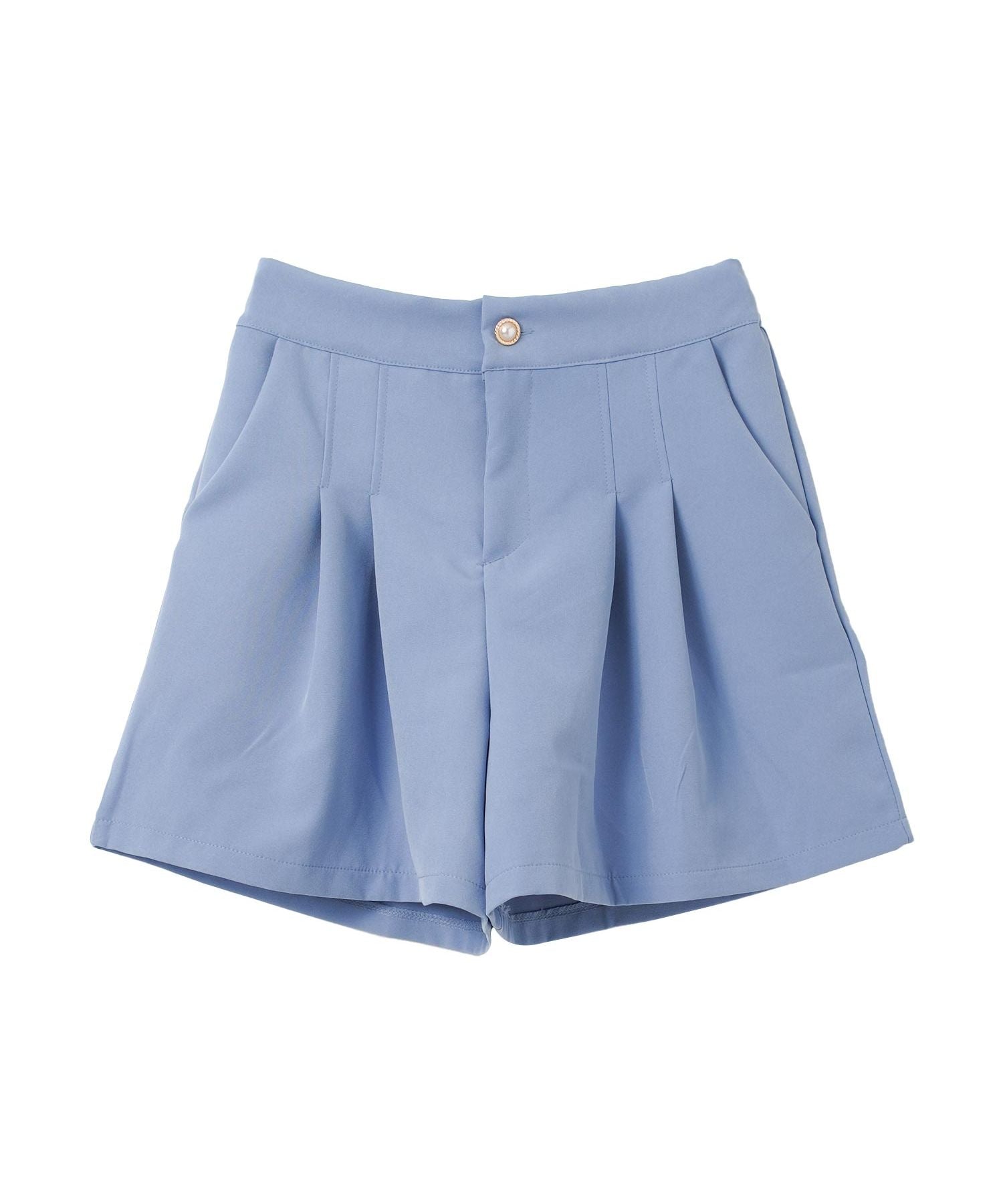 リコ シュクレ RiCO SUCRE タックフレアショートパンツ