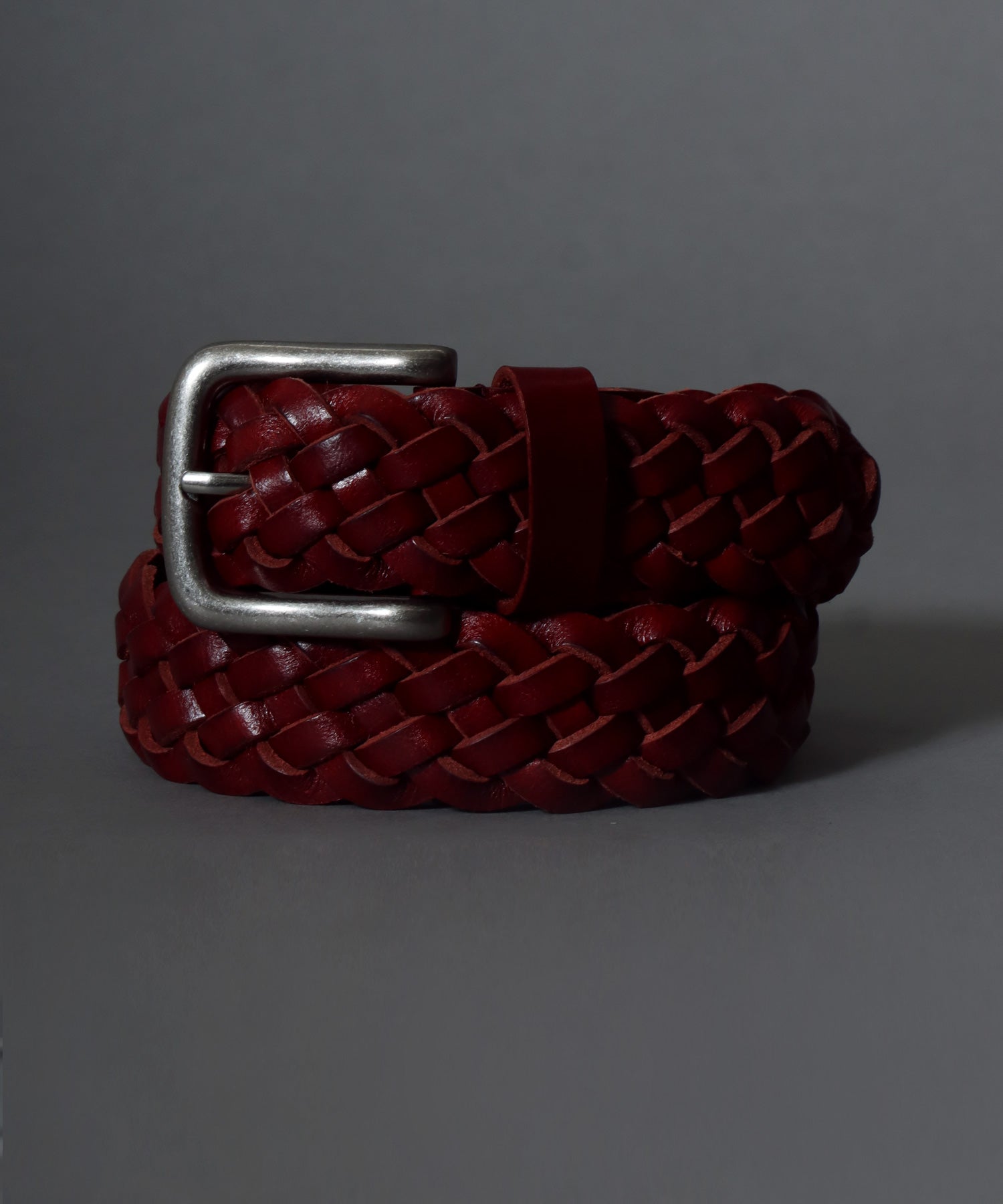 SITRY SITRY 【SITRY】【Levi's】35mm Mesh Leather Belt Leather Men's Women's Belt Braided