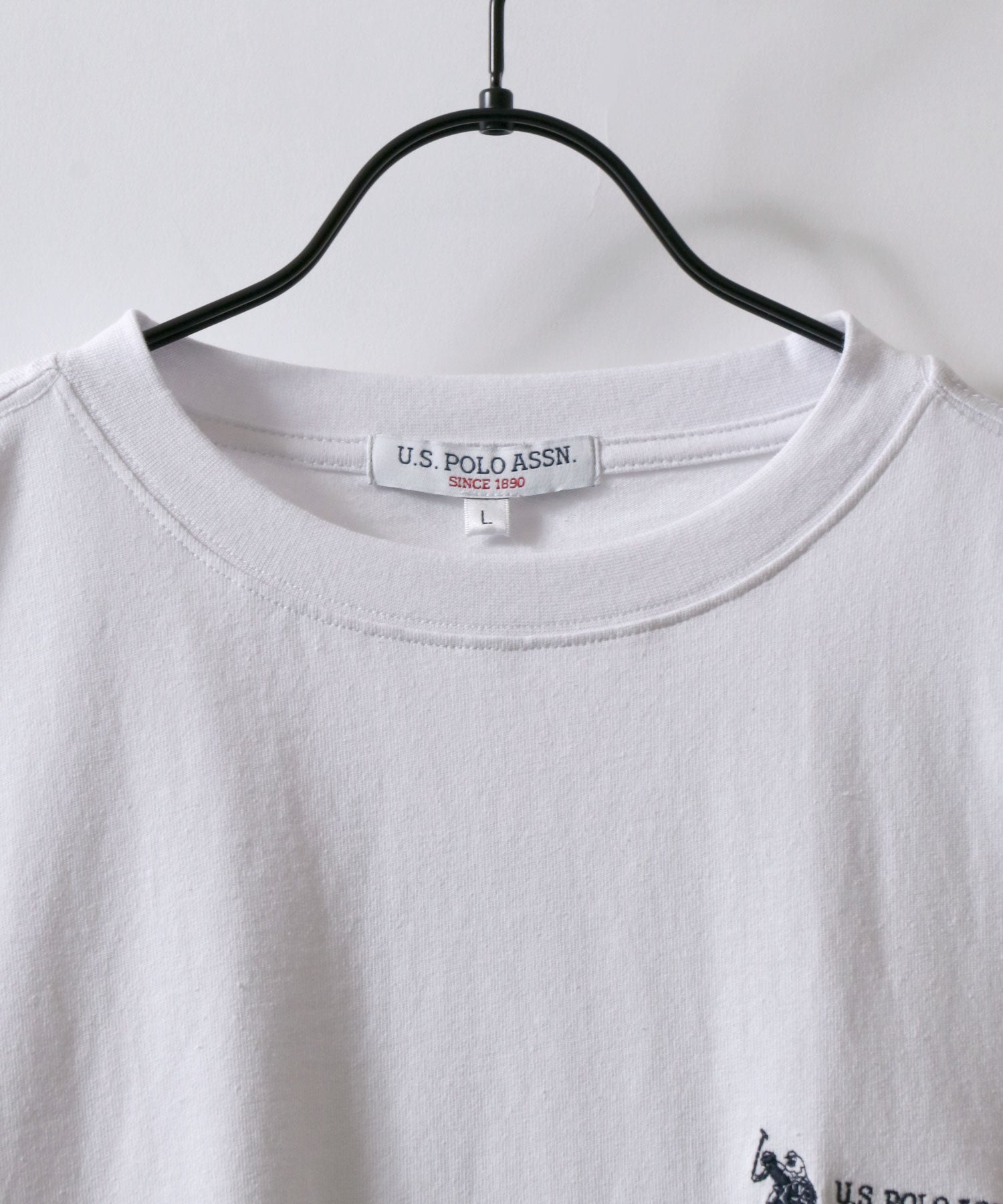 シトリー SITRY U.S. POLO ASSN/ユーエスポロアッスン オーバーサイズ ワンポイント刺繍 半袖Tシャツ レディース メンズ (ブラック) ブラック