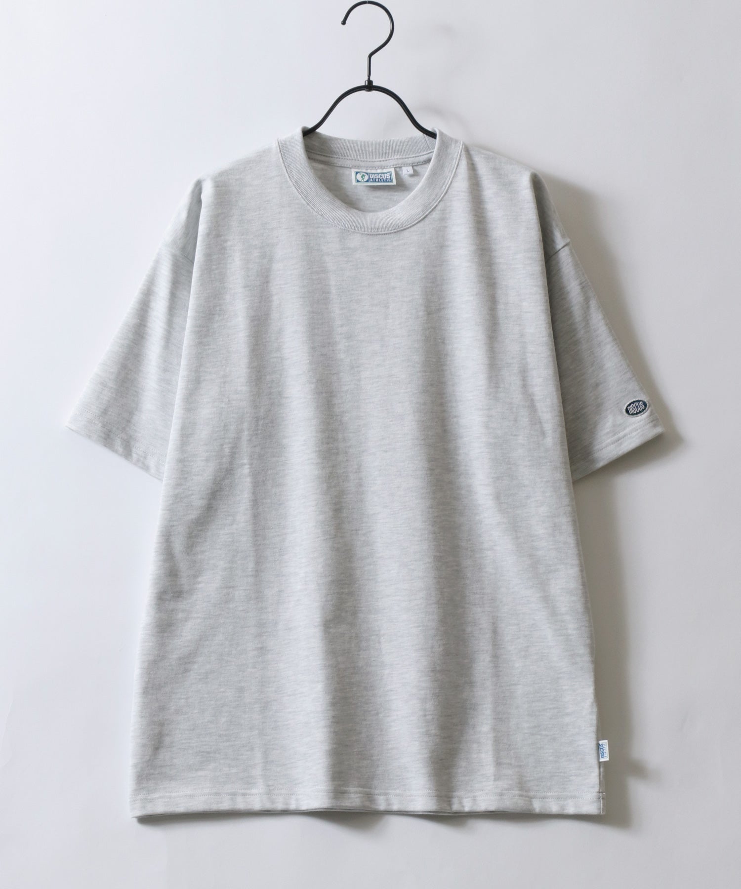 シトリー SITRY DISCUS/ディスカス USAコットン ヘビーウェイト オーバーサイズ Tスウェット Tトレーナー 半袖Tシャツ (ホワイト) ホワイト