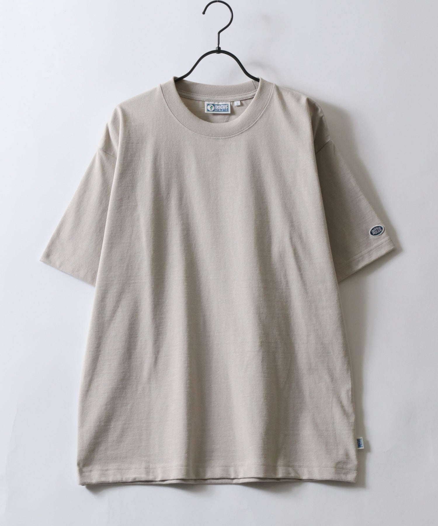 シトリー SITRY DISCUS/ディスカス USAコットン ヘビーウェイト オーバーサイズ Tスウェット Tトレーナー 半袖Tシャツ (ホワイト) ホワイト