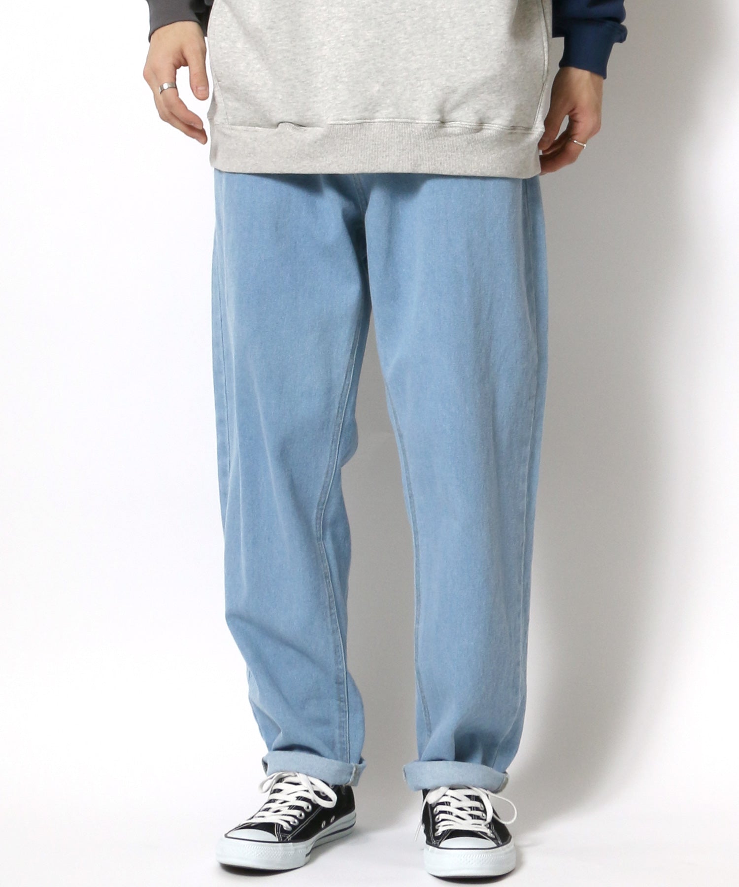 シトリー SITRY 【SITRY】ワイドテーパード デニムパンツ/メンズ ボトムス デニム ジーンズカジュアル レディース