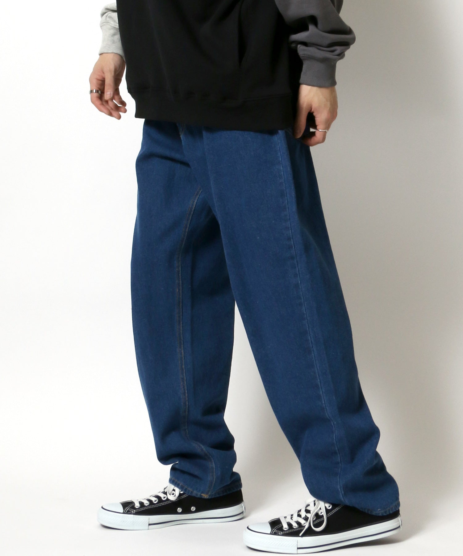 シトリー SITRY 【SITRY】ワイドテーパード デニムパンツ/メンズ ボトムス デニム ジーンズカジュアル レディース