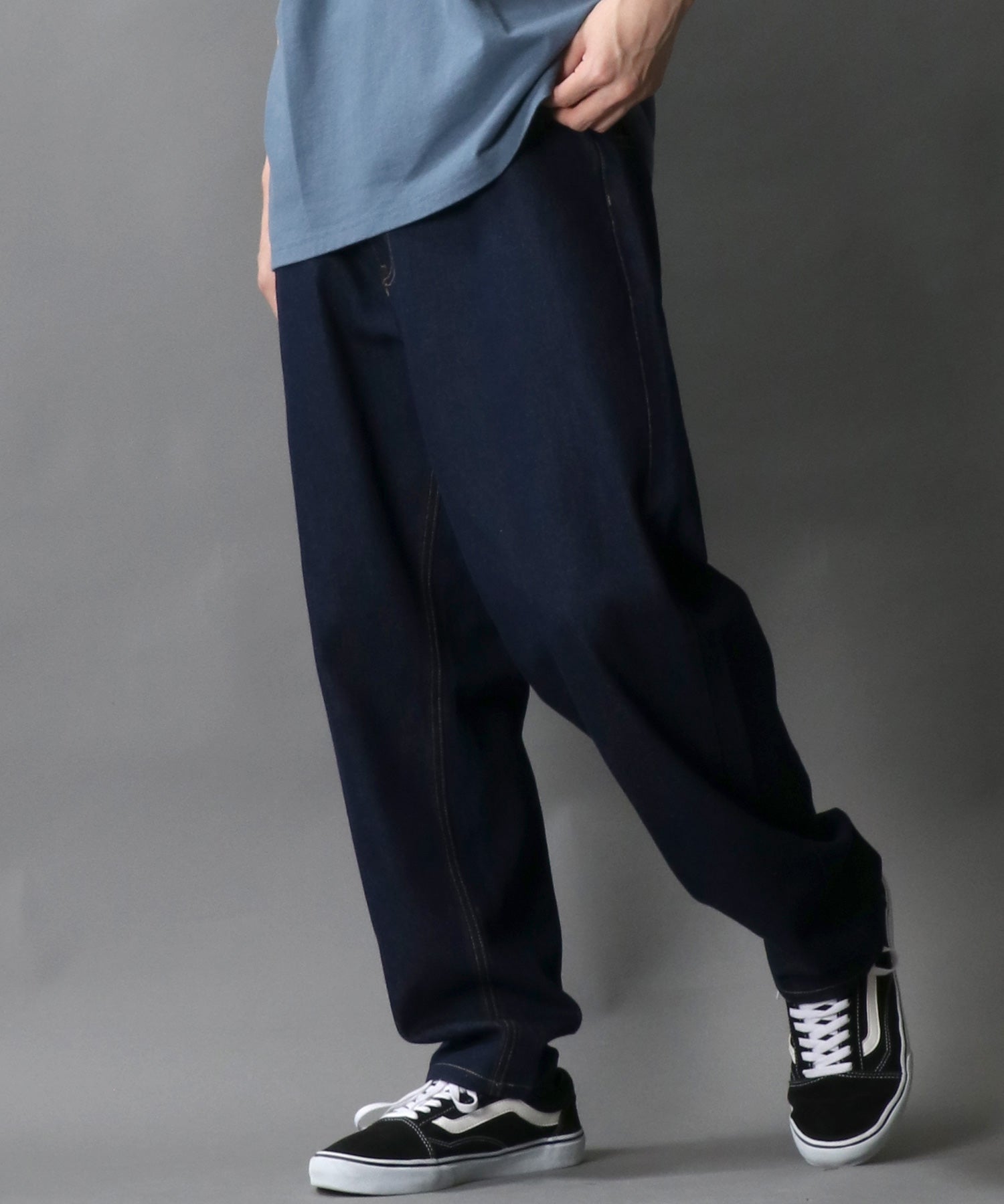 シトリー SITRY 【SITRY】ワイドテーパード デニムパンツ/メンズ ボトムス デニム ジーンズカジュアル レディース